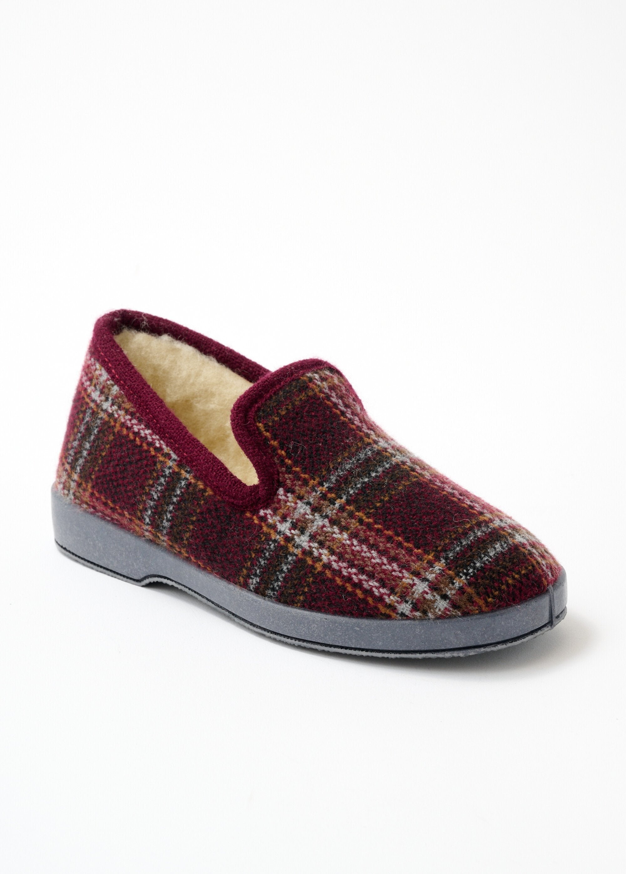 Chaussons_largeur_confort_mixtes_fourrés_Bordeaux_FA1_slim