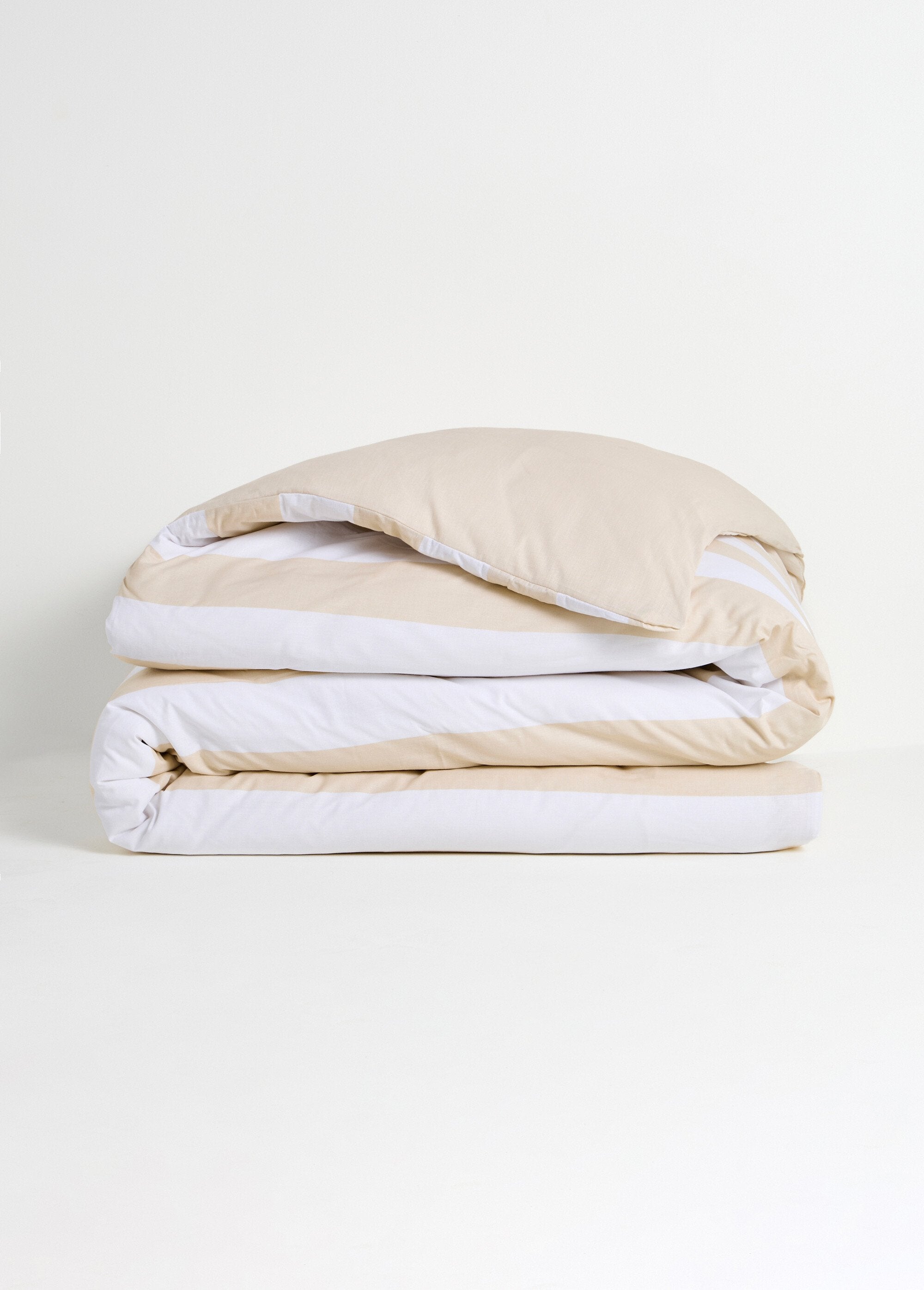 Dekbedovertrekset_katoen,_strepen_Beige_DE1_slim