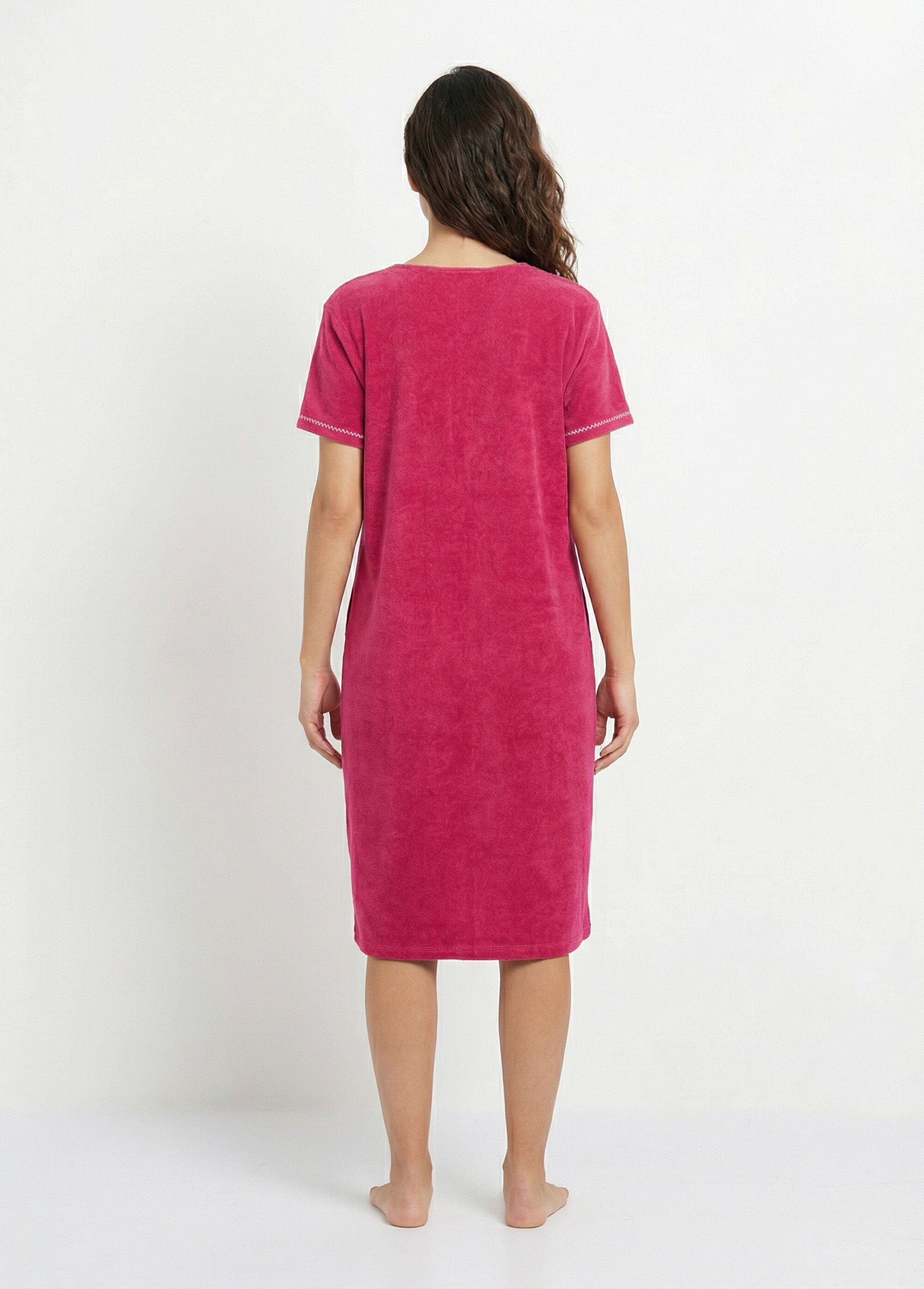 Peignoir_de_bain_éponge_coton_uni_zippé_Rose_DO1_slim