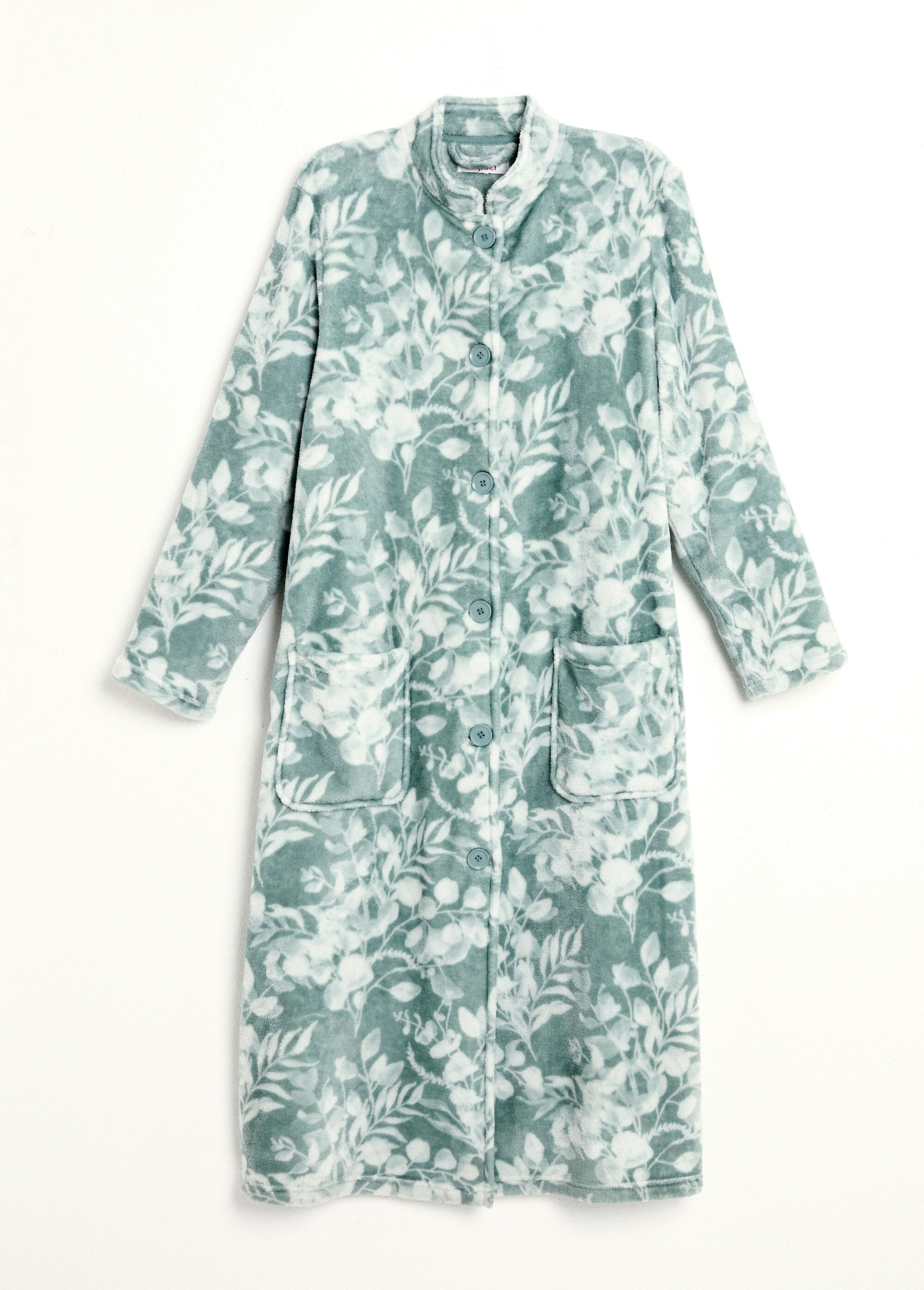 Bedrukte_fleece_badjas,_pluche_touch,_lengte_115_cm_Imprime_vert_AP1_slim
