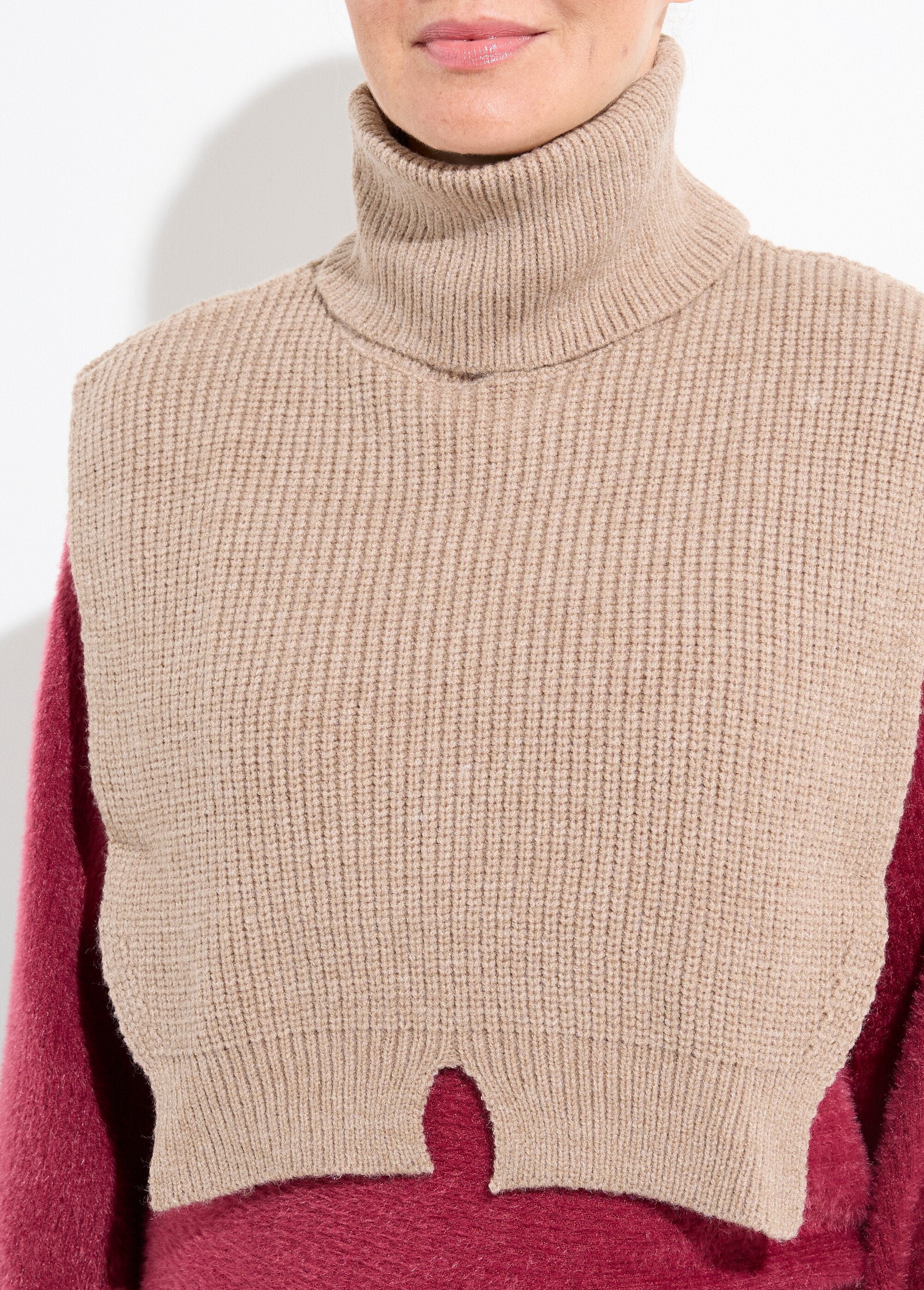 Plastron_chaud_col_roulé_en_maille_Taupe_DE1_slim
