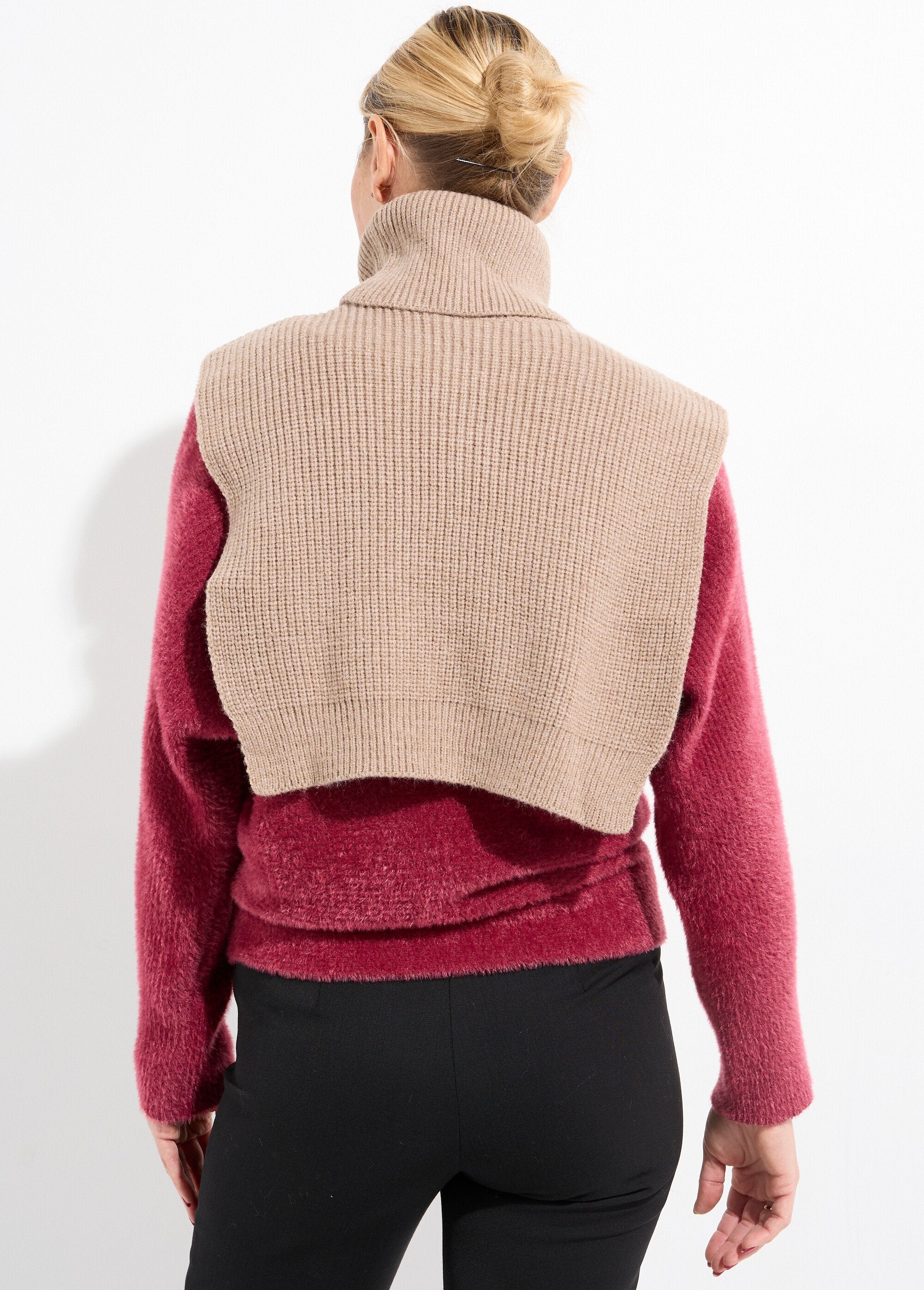 Plastron_chaud_col_roulé_en_maille_Taupe_DO1_slim
