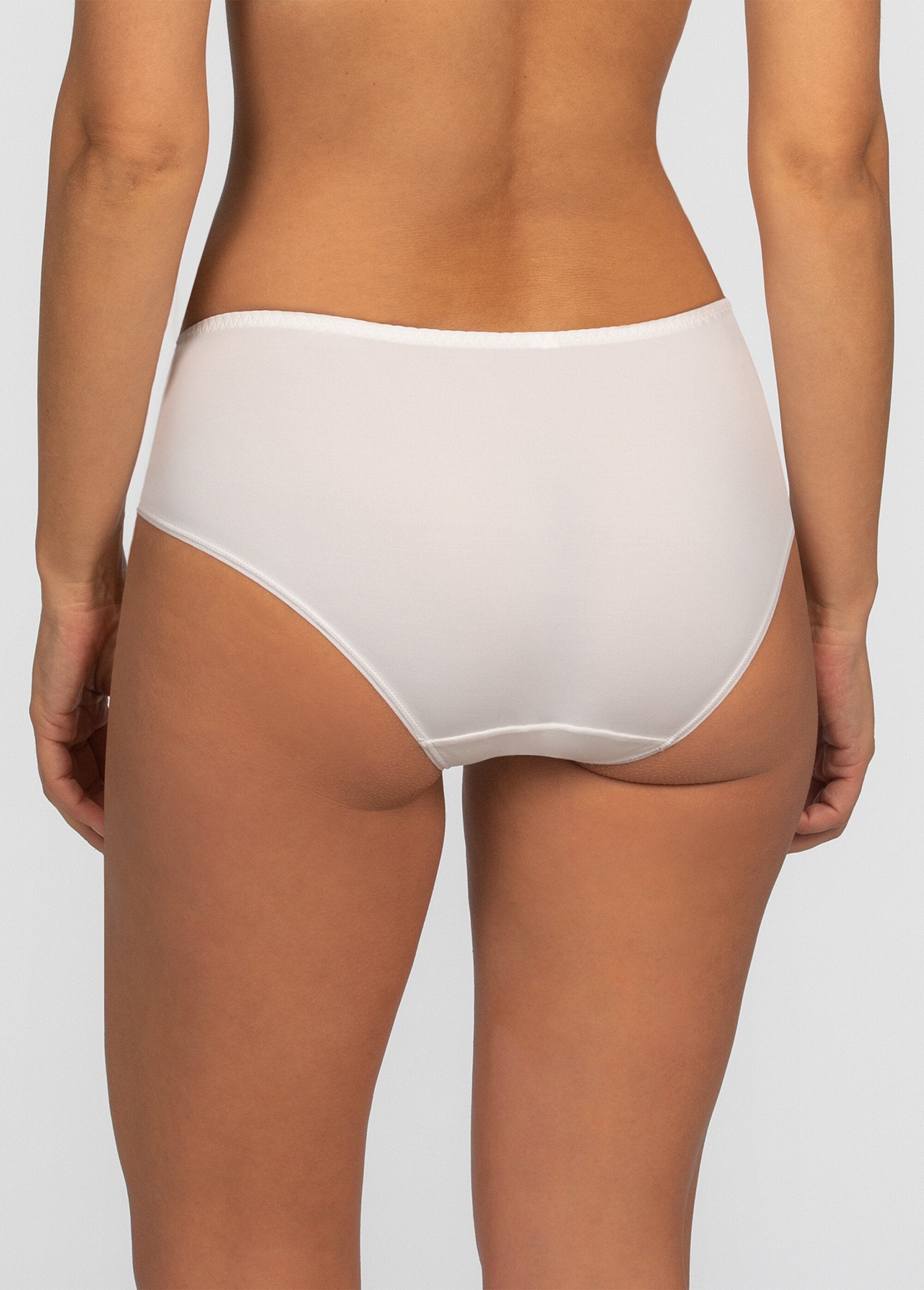 Playtex®_-_Culotte_satinée_brodée_Blanc_DO1_slim