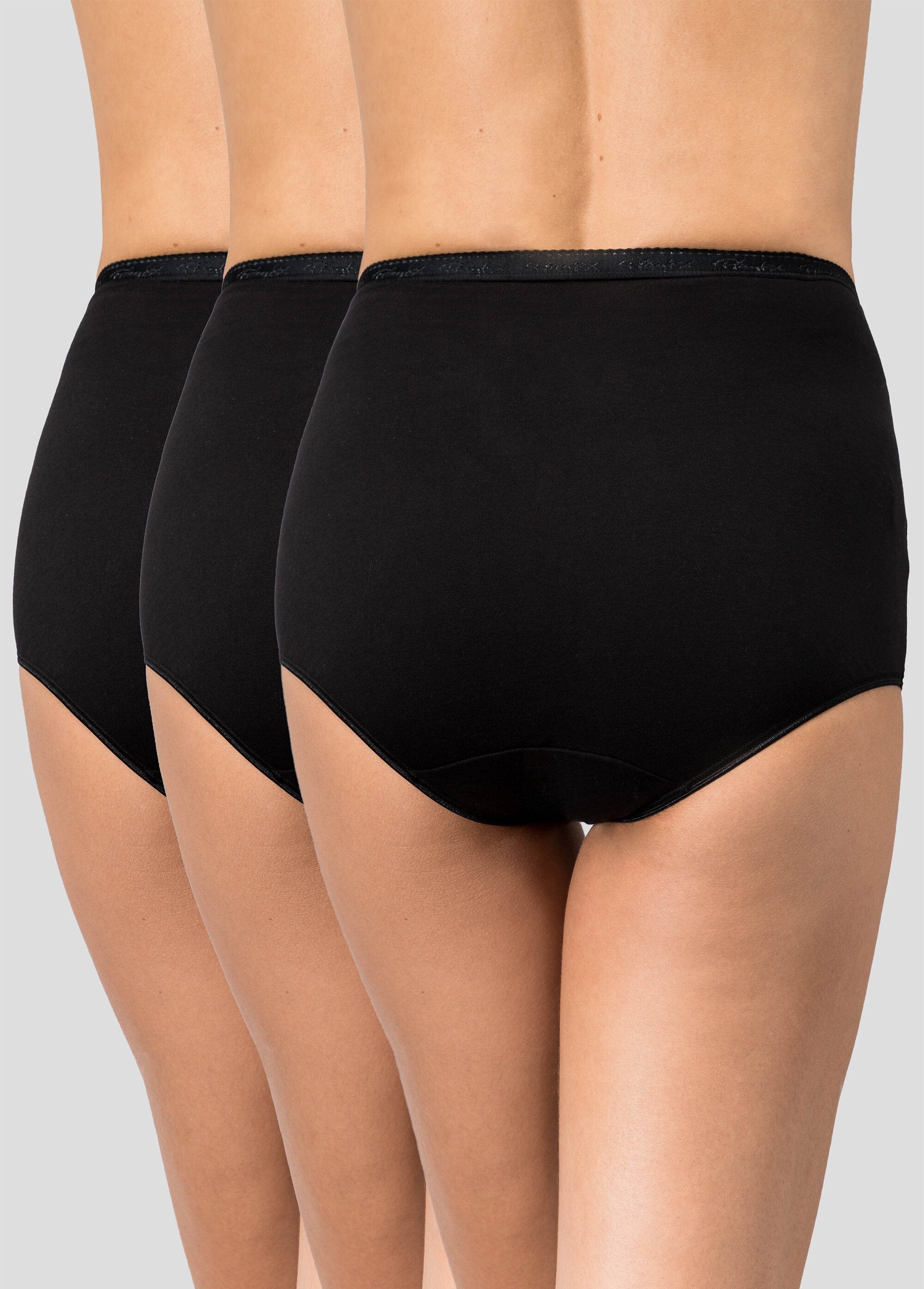 Playtex®_-_Lot_de_2_culottes_taille_haute_coton_biologique_+_1_gratuite_Noir_lot2+1gratuite_DO1_slim