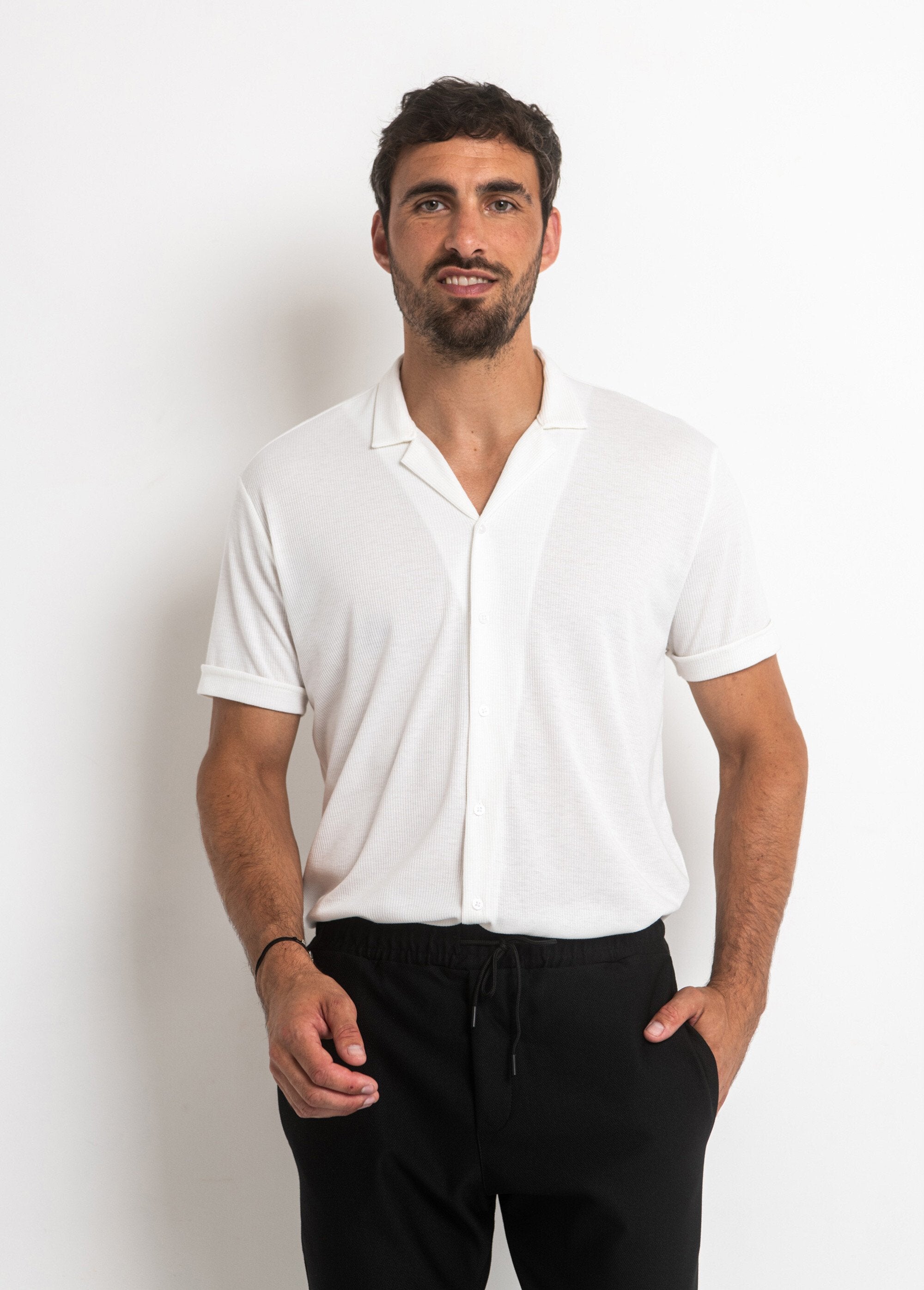 Polo_style_chemise_maille_fines_cotes_Blanc_FA1_slim