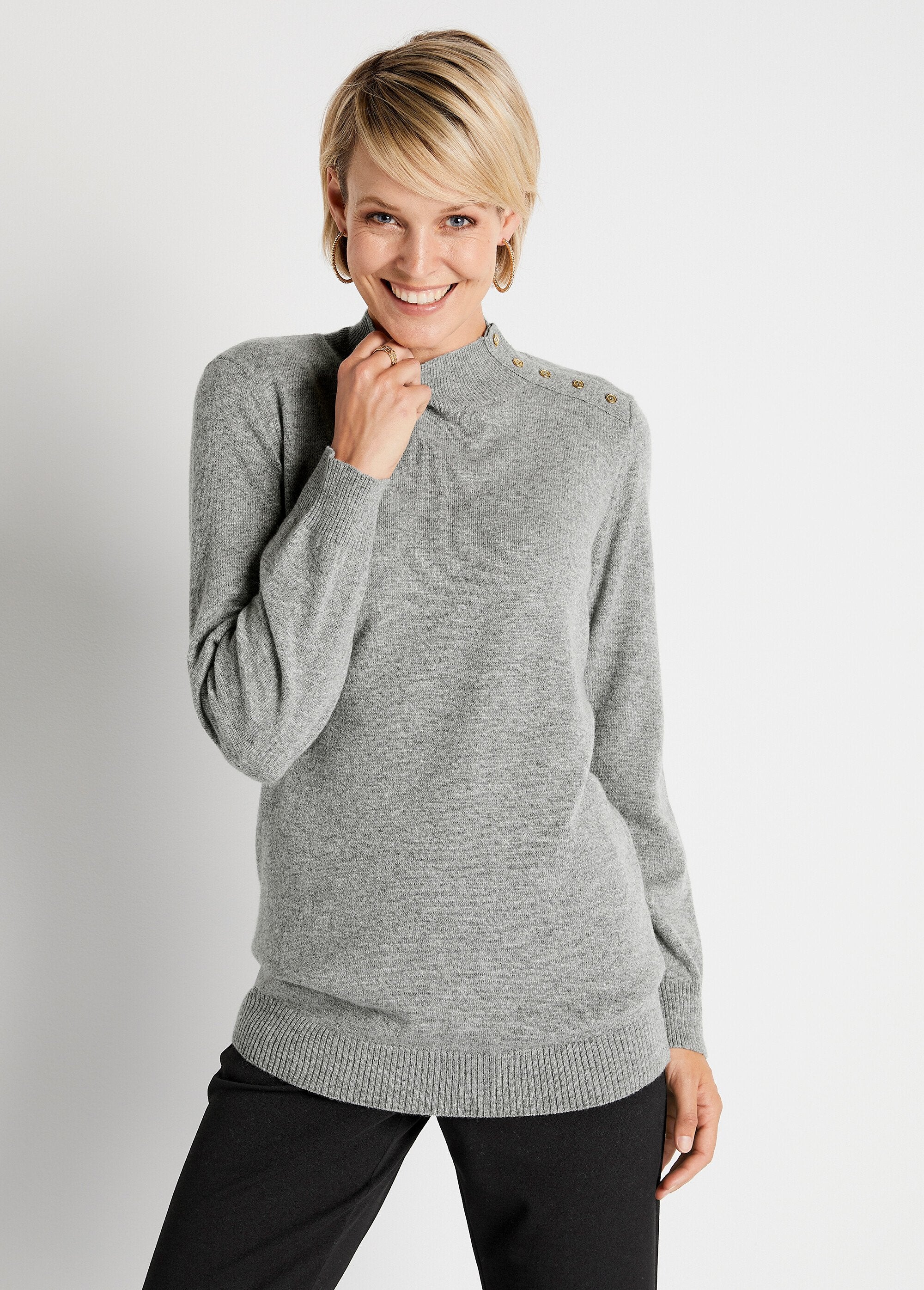 Pull_avec_fibres_recyclées,_laine_et_cachemire_Gris_FA1_slim