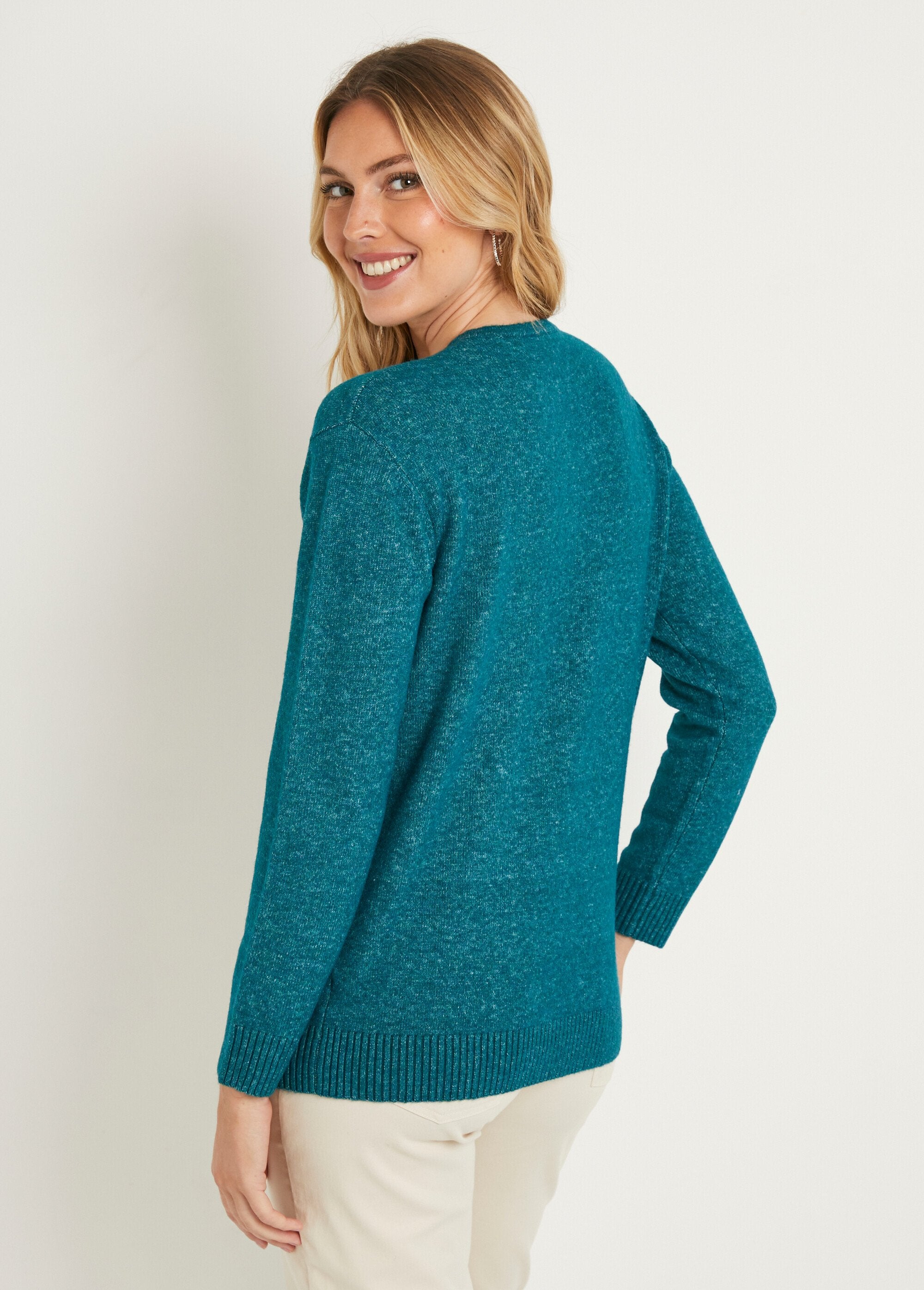 Pull_chiné_court_col_rond_avec_laine_Canard_DO1_slim