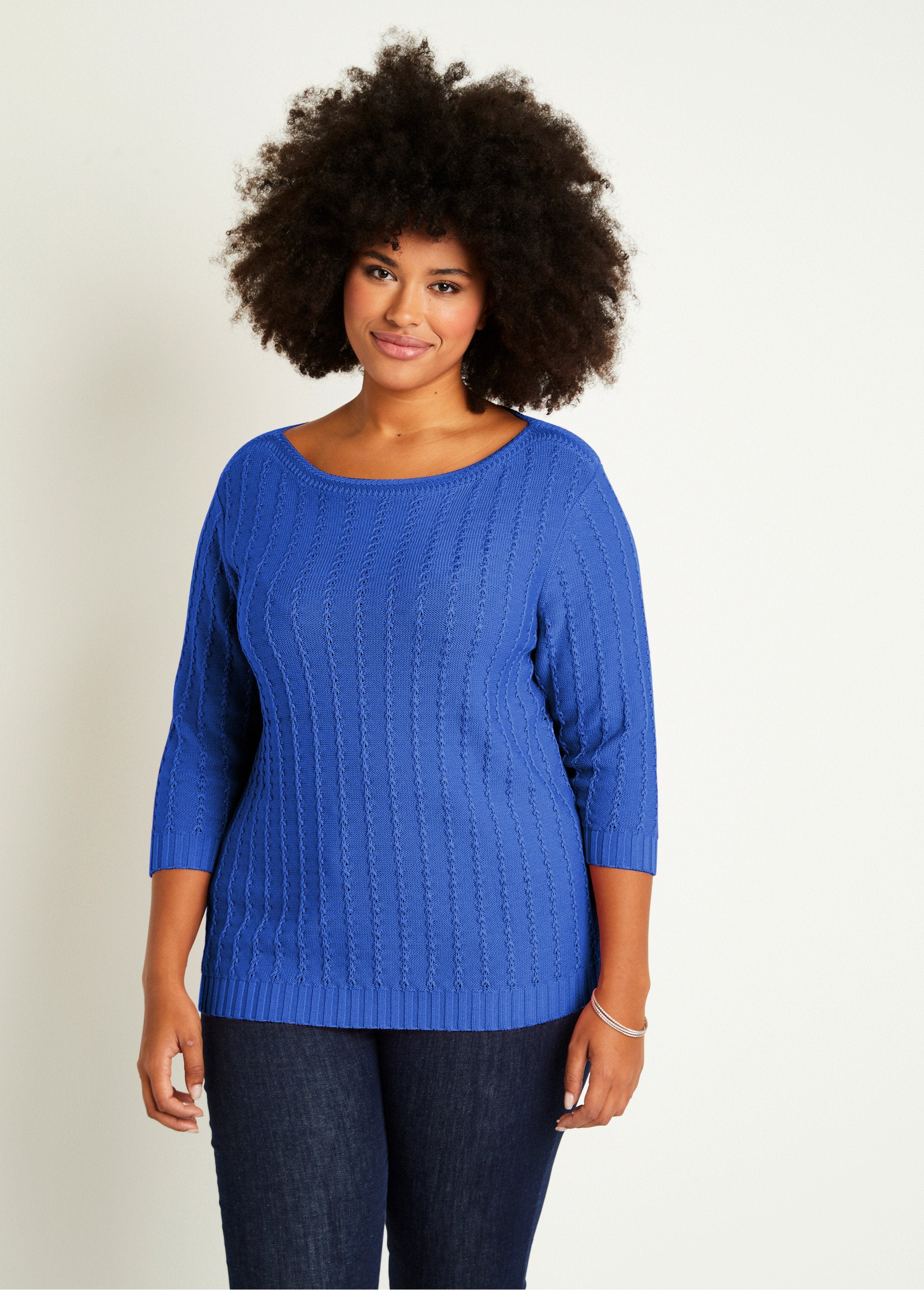 Trui_met_3/4_mouwen_en_boothals_BLAUW_FA1_curvy