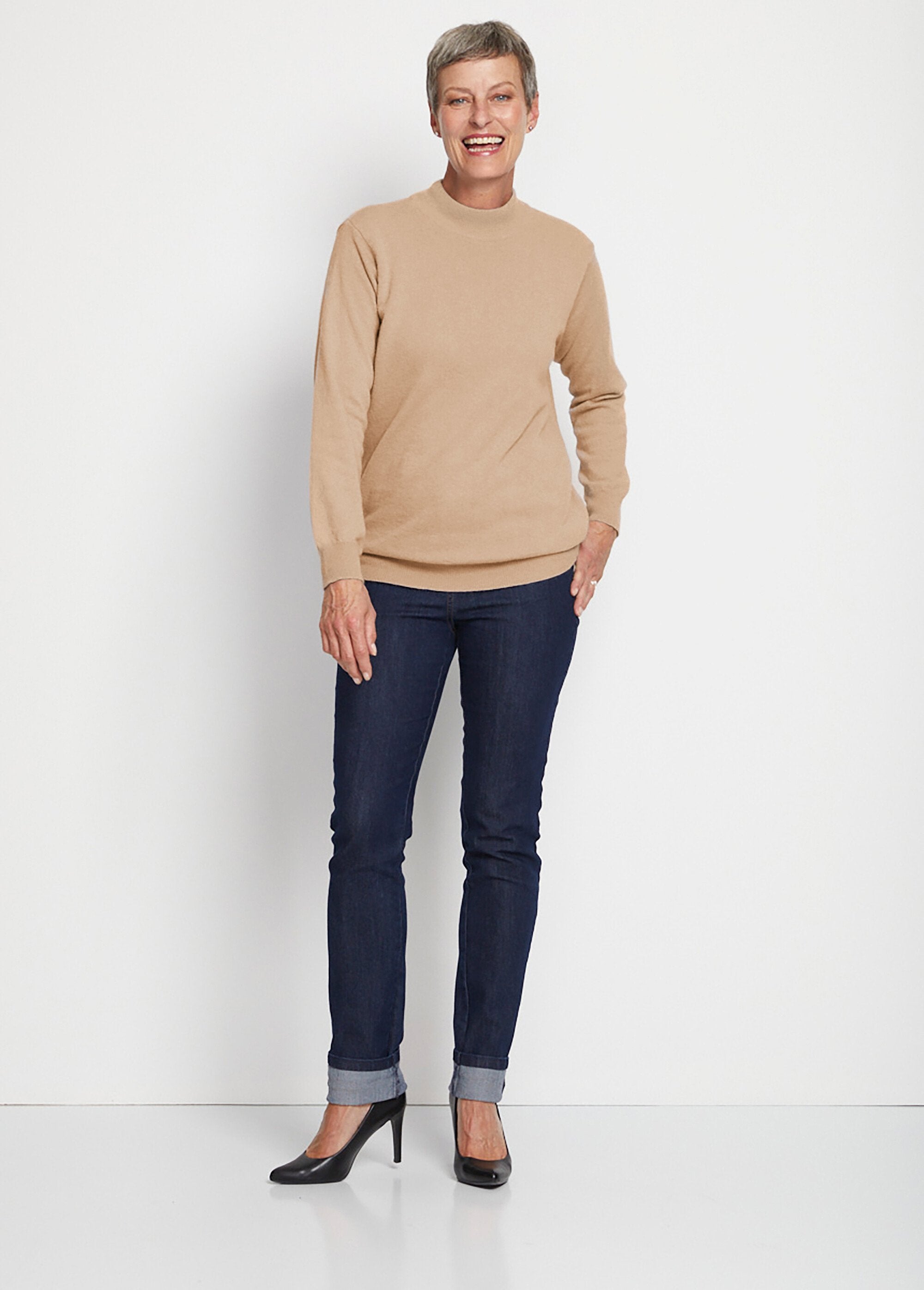 Pull_chaud_col_montant_avec_laine_et_angora_Camel_SF1_slim