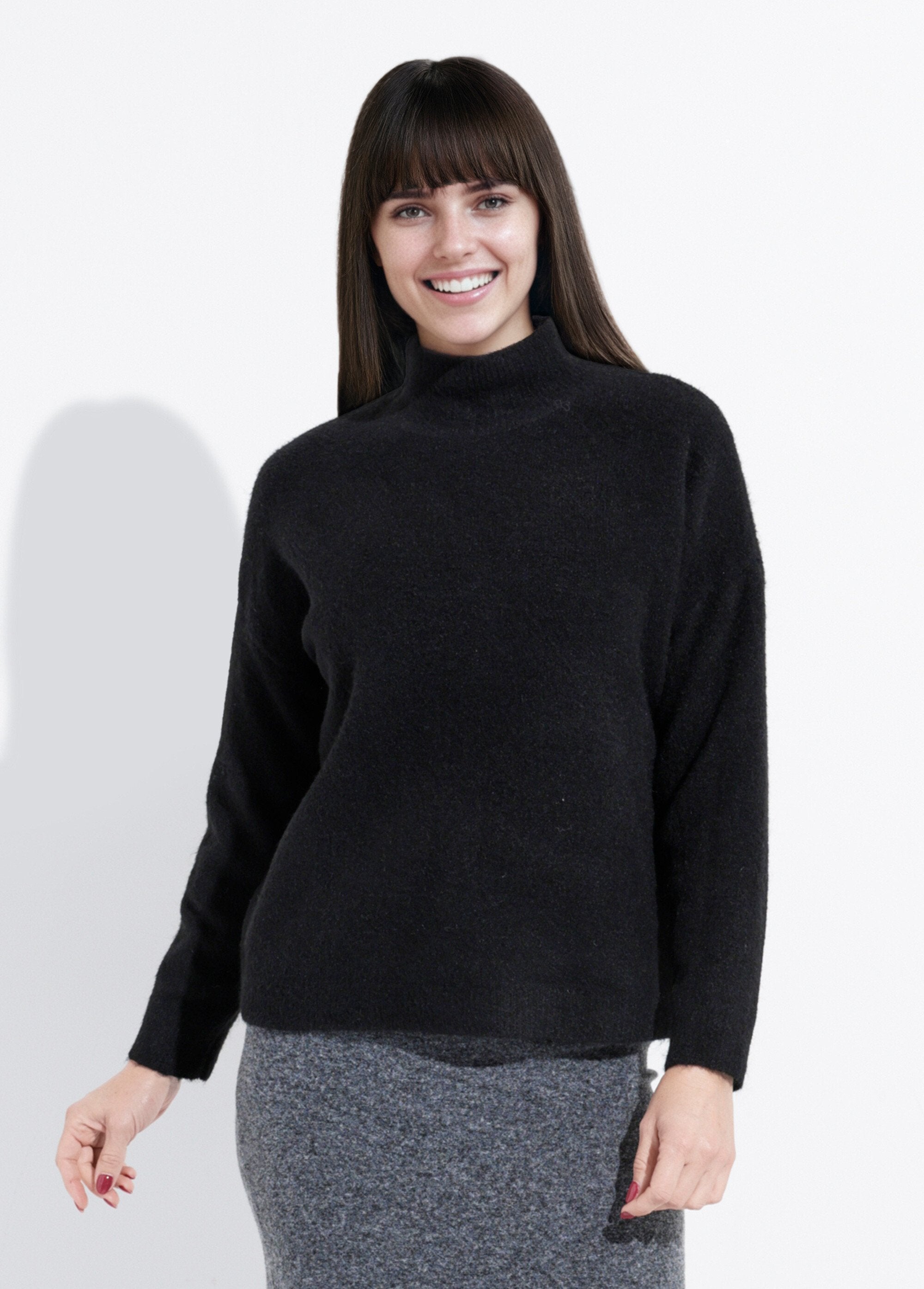 Pull_col_montant_en_maille_duveteuse_Noir_FA1_slim