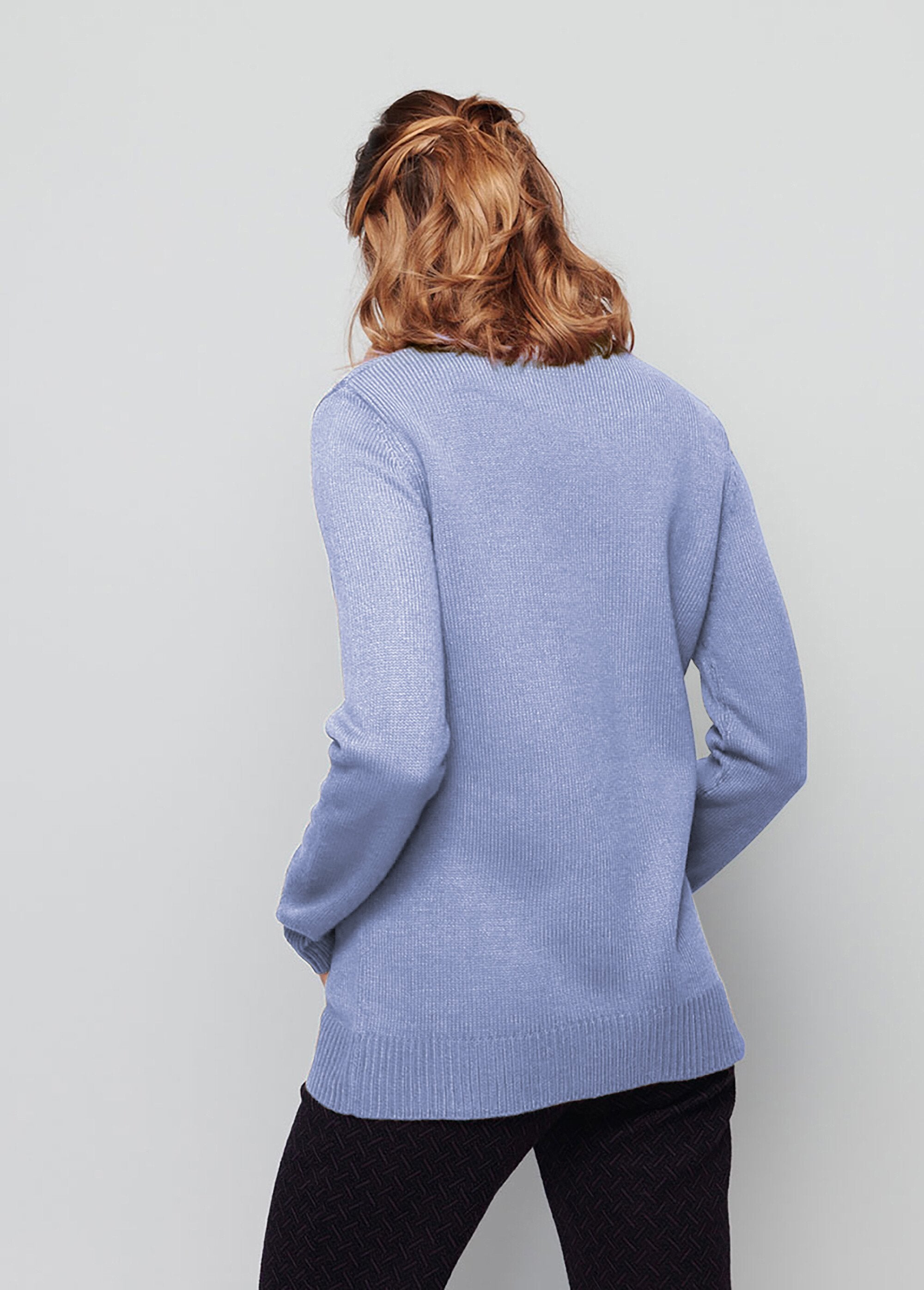 Pull_col_montant_maille_épaisse_Bleu_DO1_slim