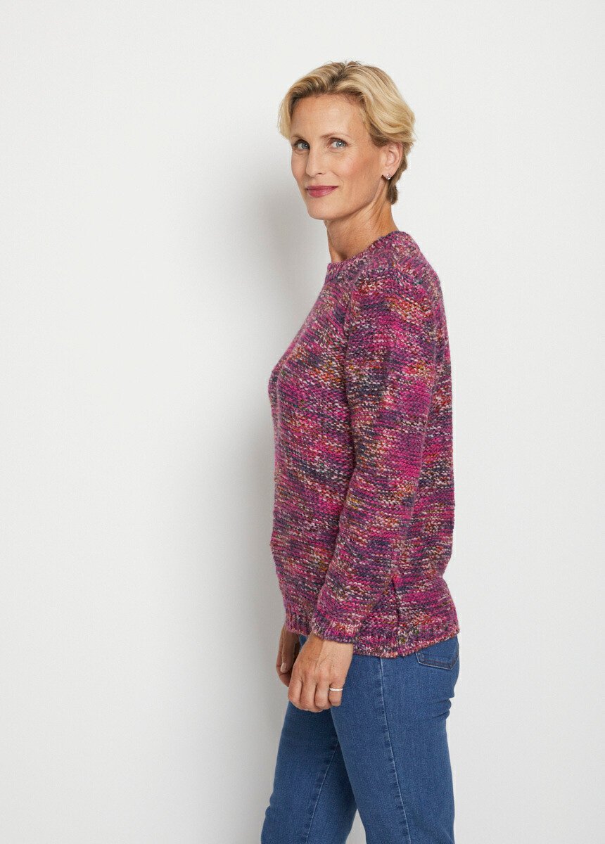 Pull_col_rond_maille_effet_mouliné_Cassis_et_marine_DR1_slim