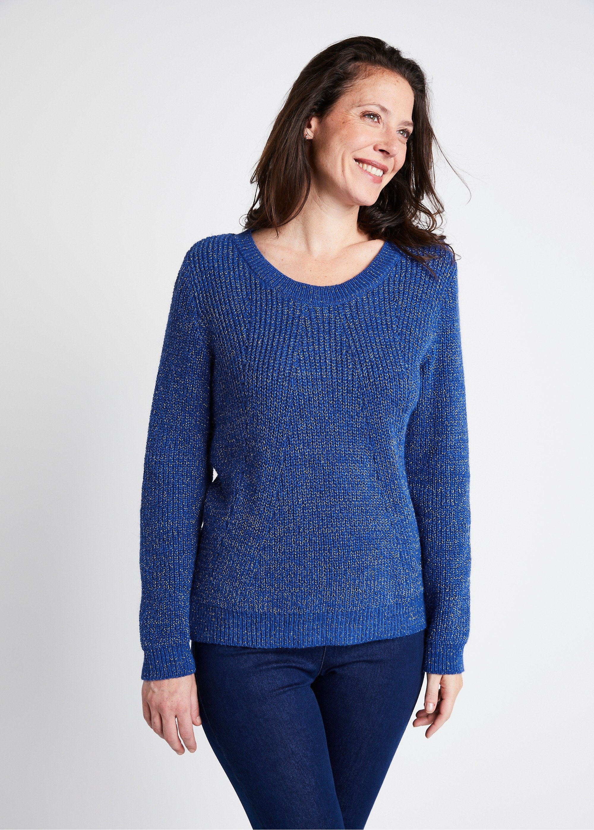 Pull_col_rond_maille_perlée_avec_laine_Bleu_FA1_slim