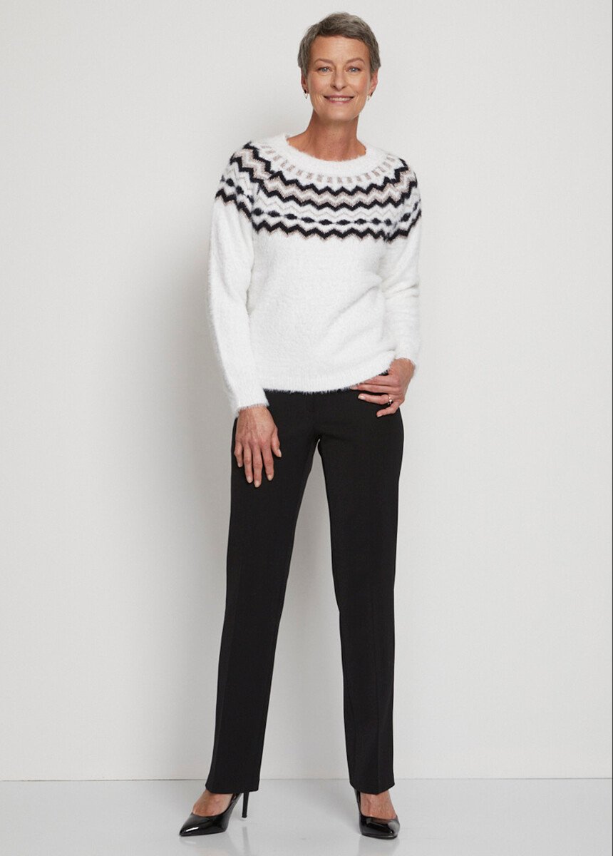 Pull_col_rond_maille_poilue_jacquard_soleil_Blanc_SF1_slim