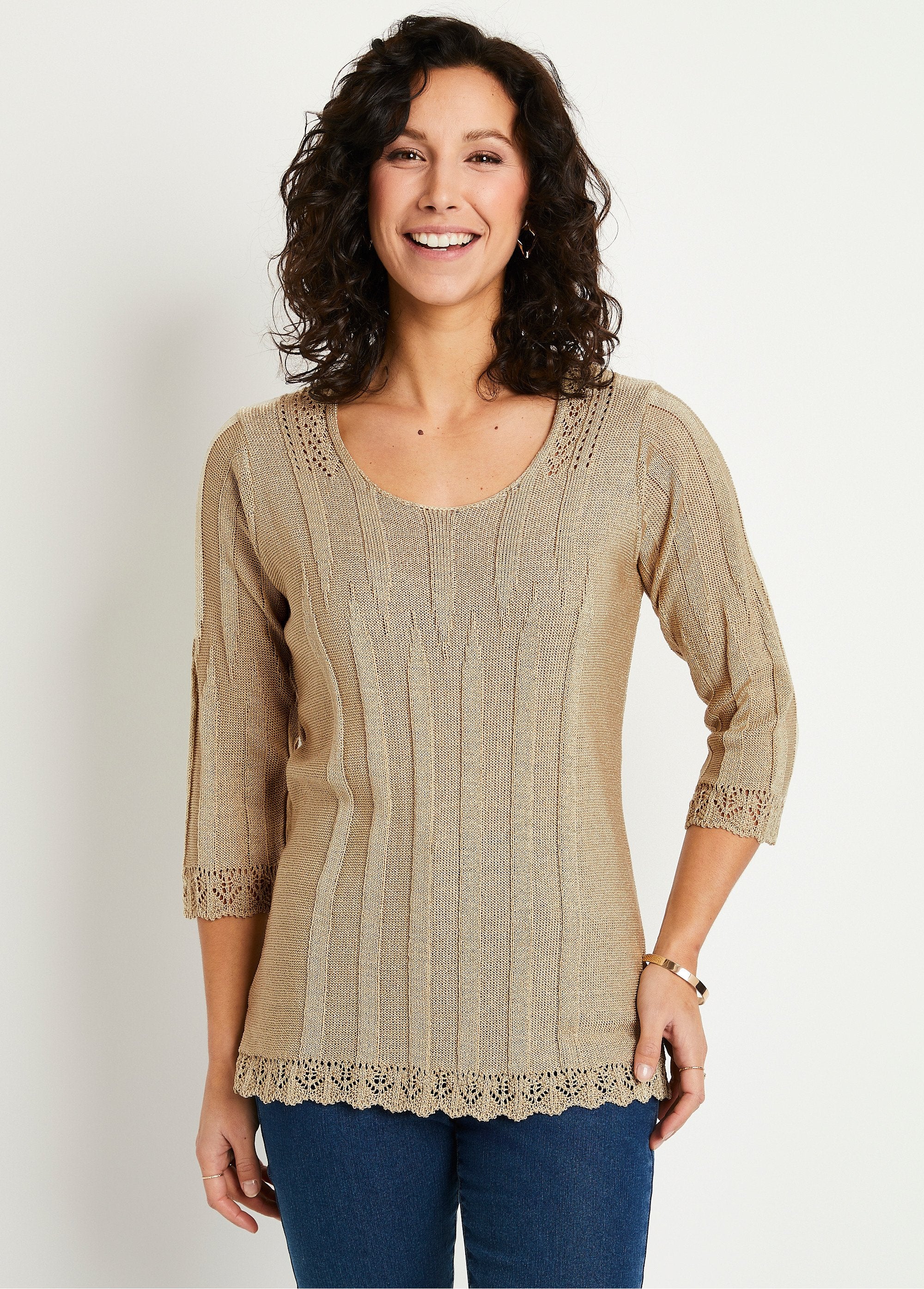 Pull_court_ajouré_col_rond_Ficelle_FA1_slim