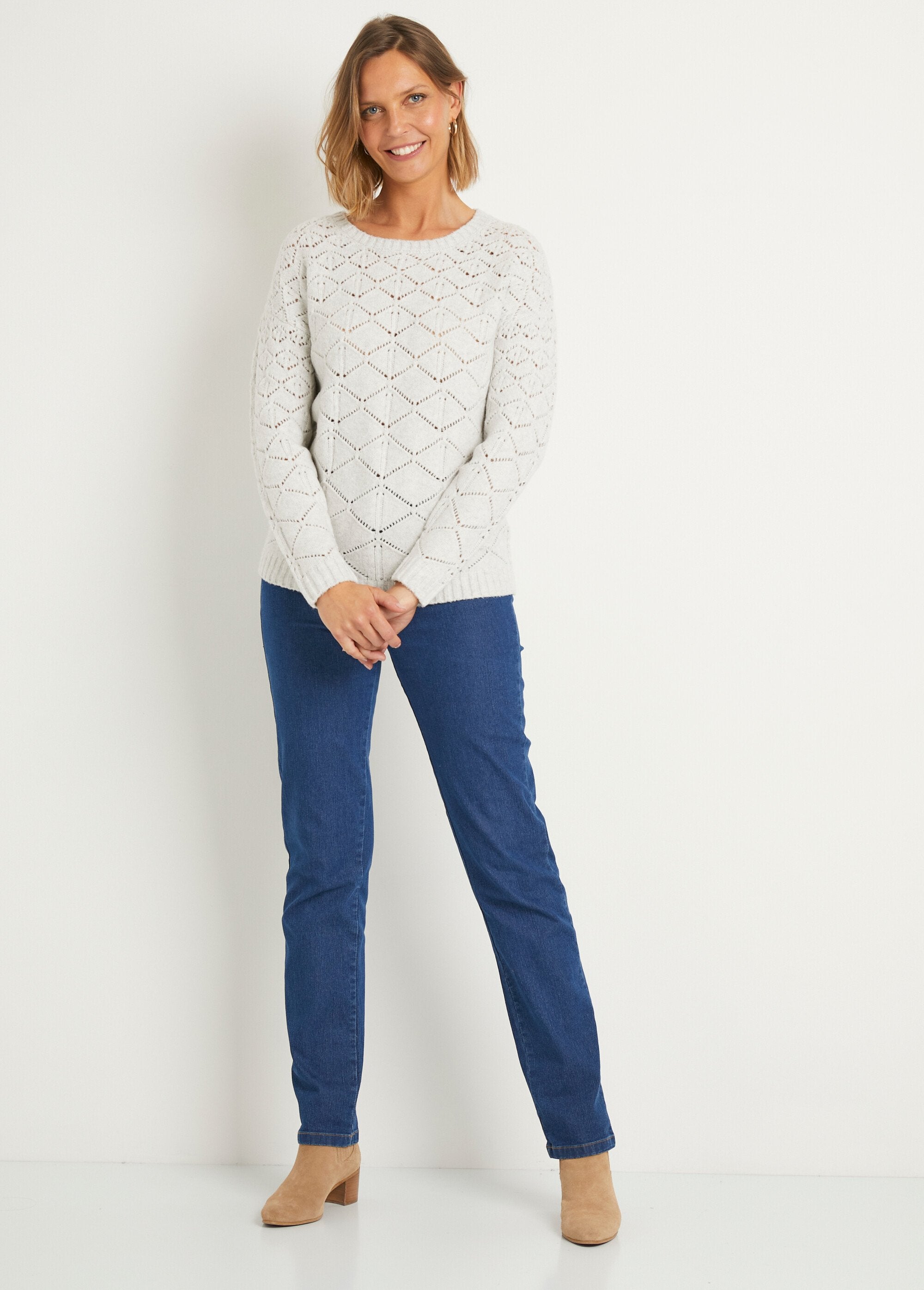 Pull_court_ajouré_col_rond_manches_longues_Gris_SF1_slim