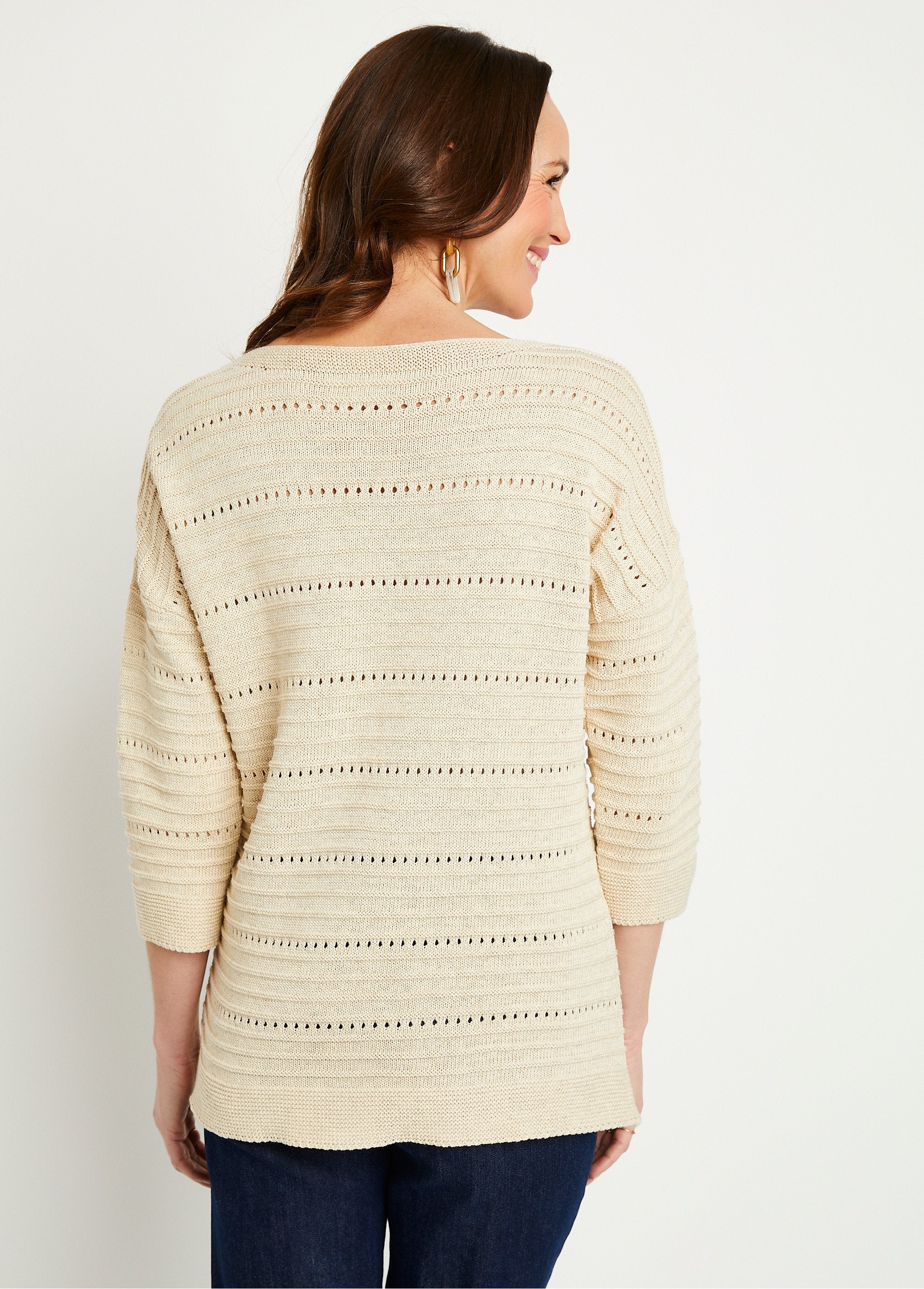 Short_openwork_sweater_with_3/4_sleeves_String_DO1_slim