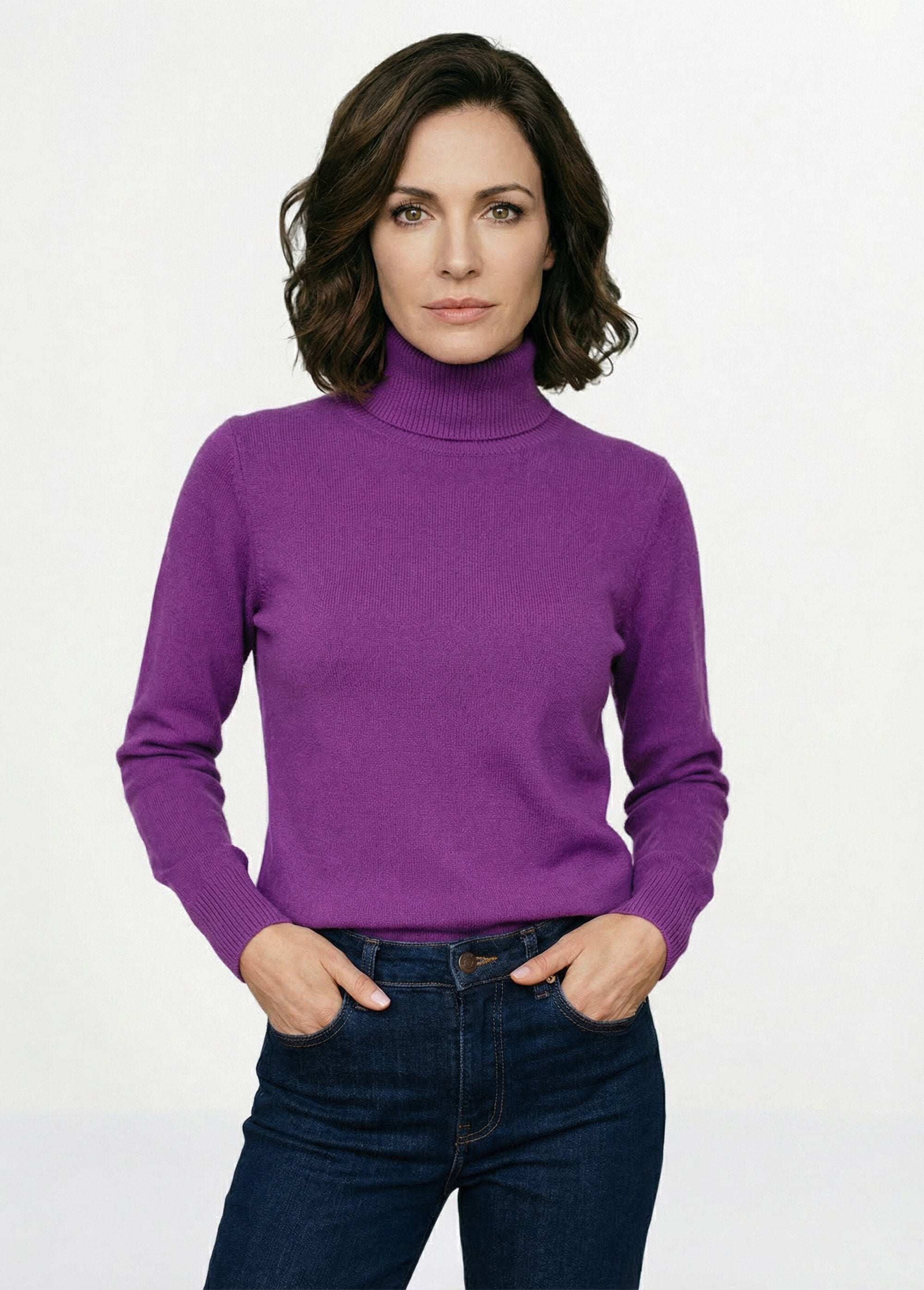 Pull_doux_col_roulé_manches_longues_Violet_FA2_slim