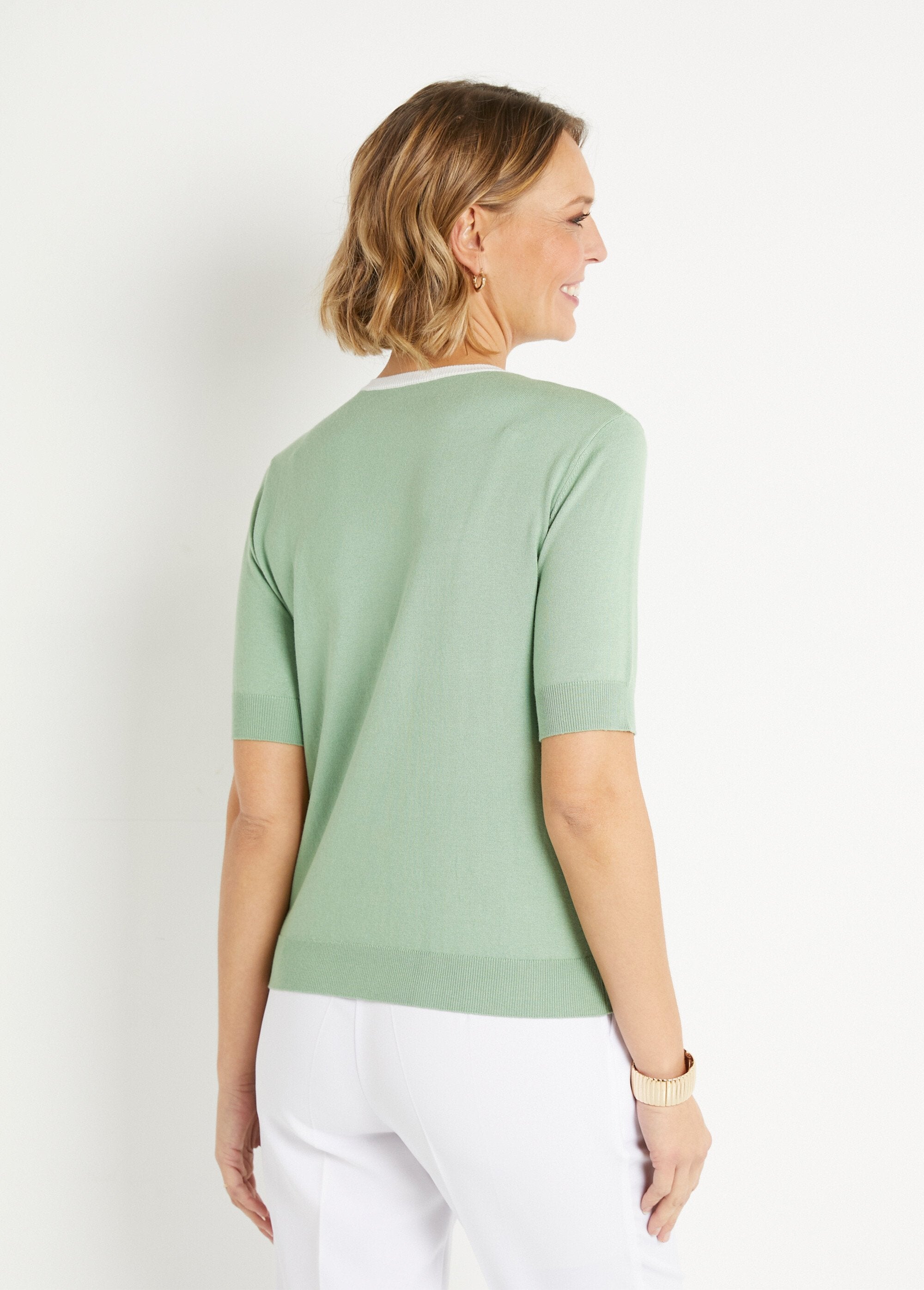 Pull_doux_manches_courtes_col_rond_Vert_d_eau_DO1_slim