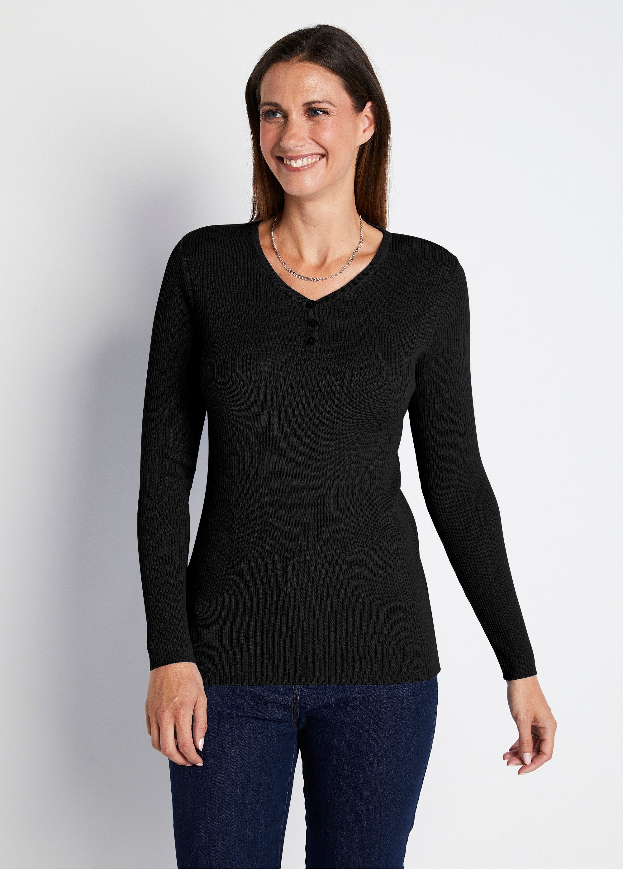 Pull_encolure_tunisienne_avec_laine_mérinos_Noir_FA1_slim