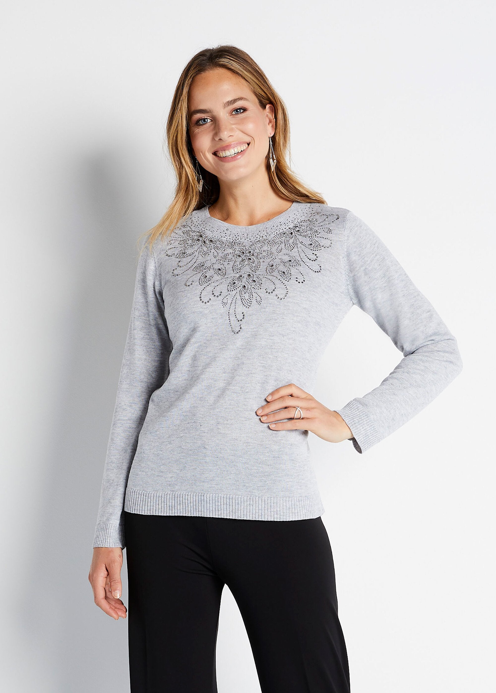 Pull_doux_strass_col_montant_Argent_FA1_slim