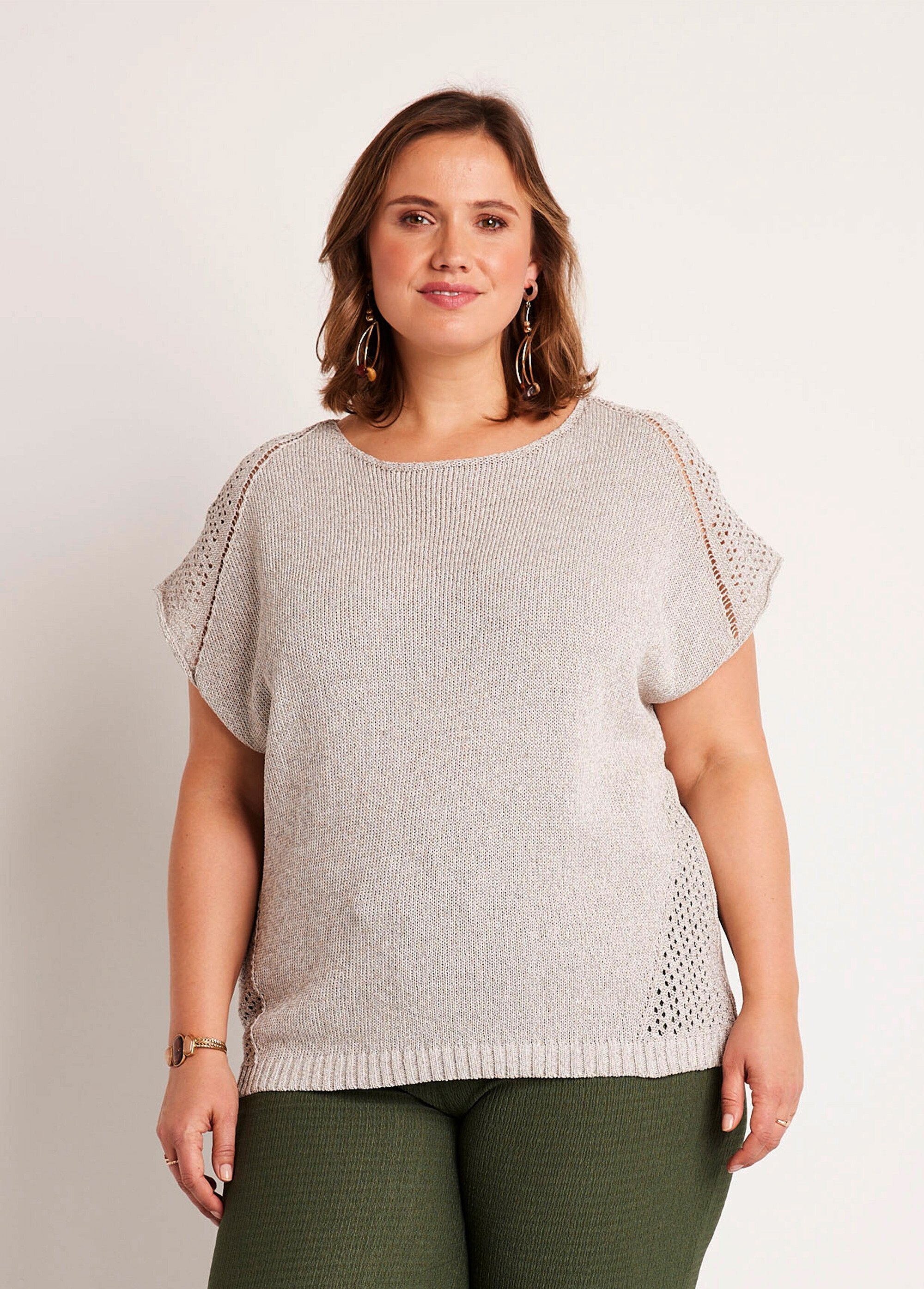 Pull_fin_ajouré_manches_courtes_Gris_FA1_curvy