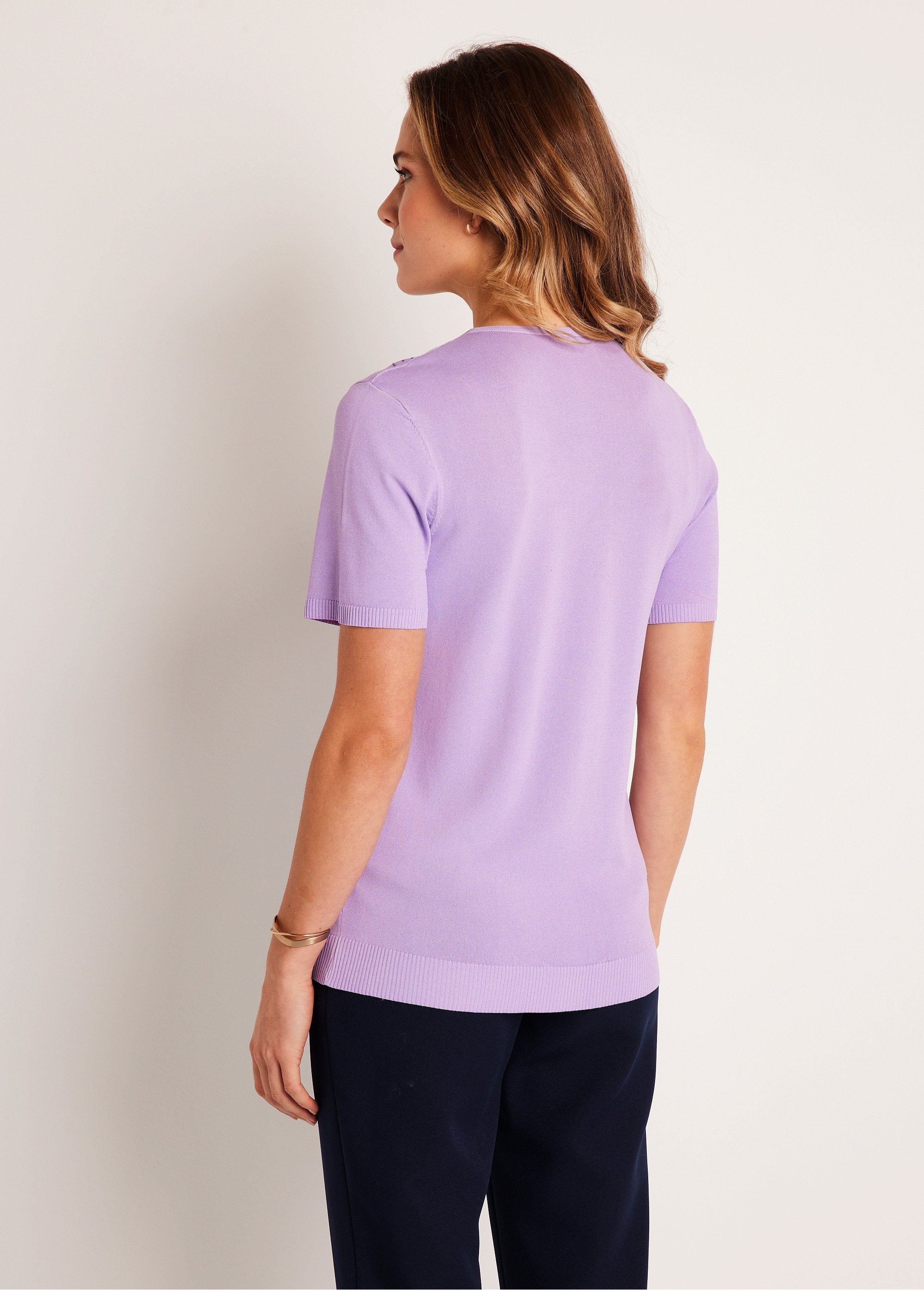 Pull_fin_brodé_manches_courtes_Lilas_DO1_slim