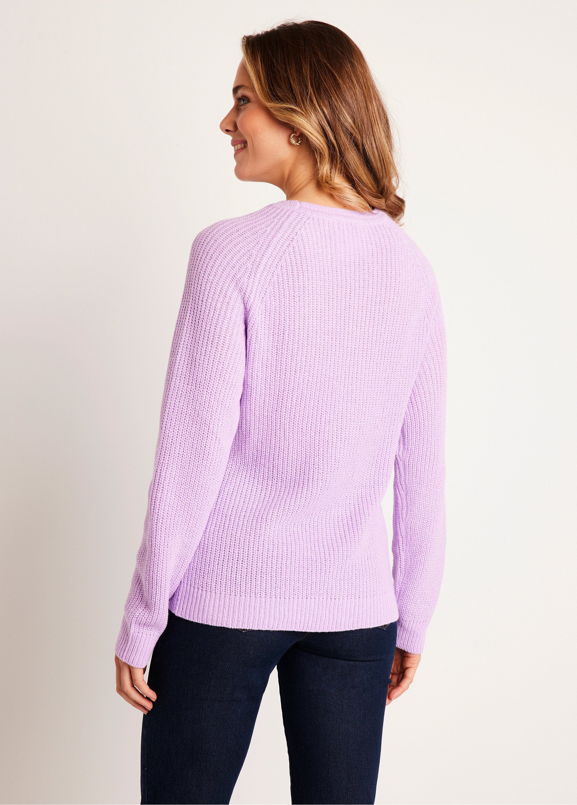 Pull_maille_brillante_col_rond_Lilas_DO1_slim