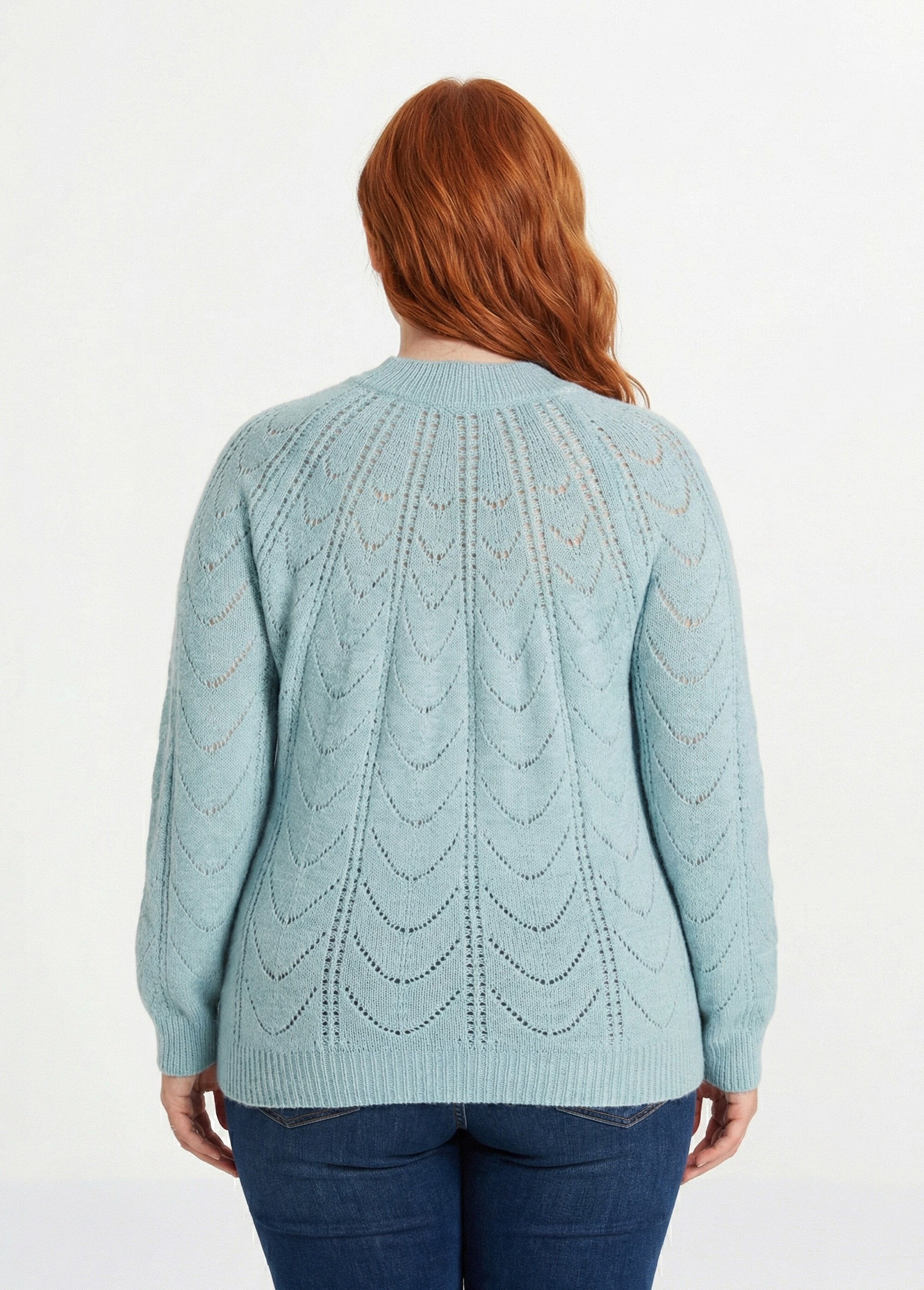 Pull_maille_chinée_ajourée_col_rond_Aqua_DO1_curvy