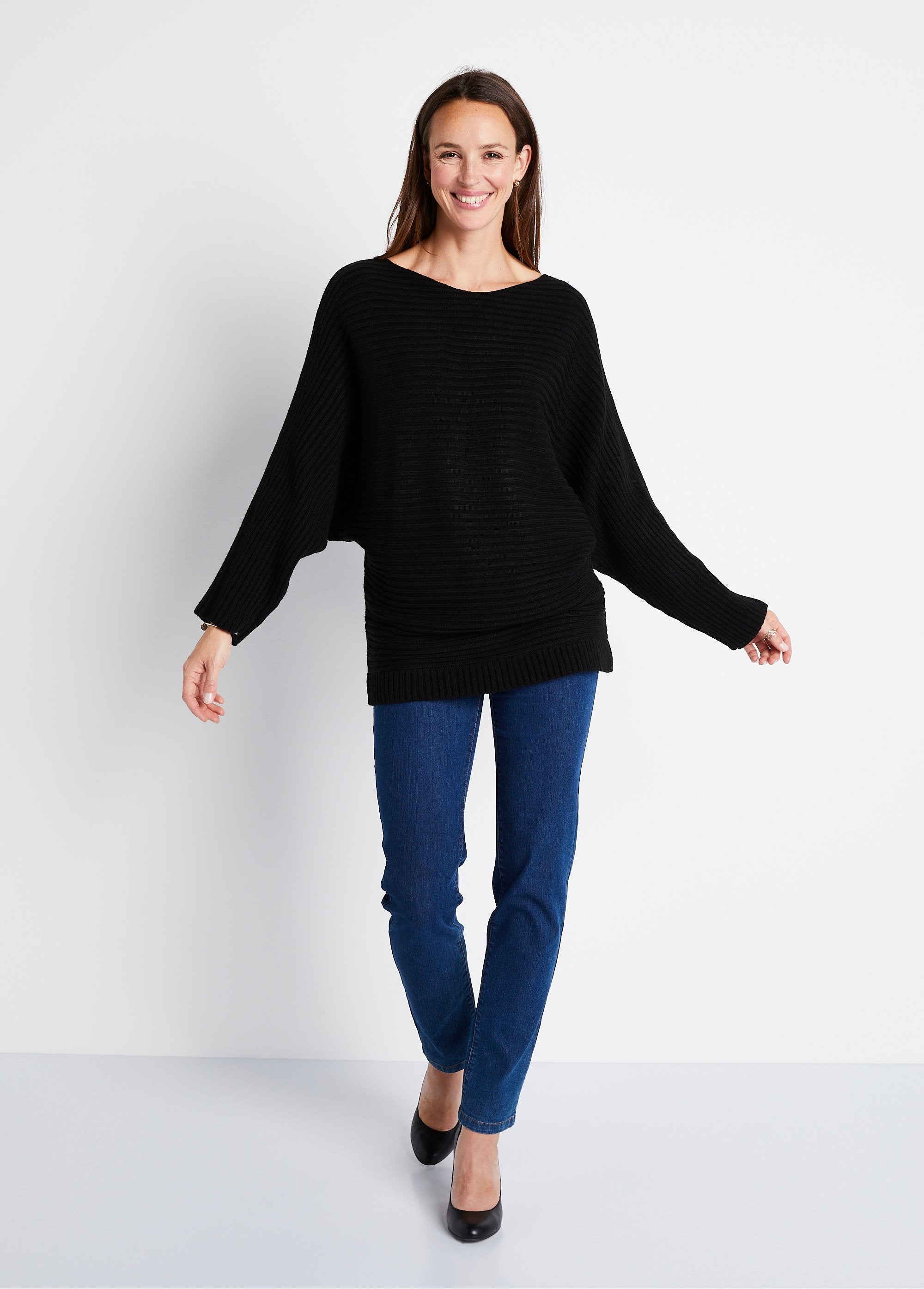 Pull_maille_côtelée_manches_chauve-souris_Noir_SF1_slim