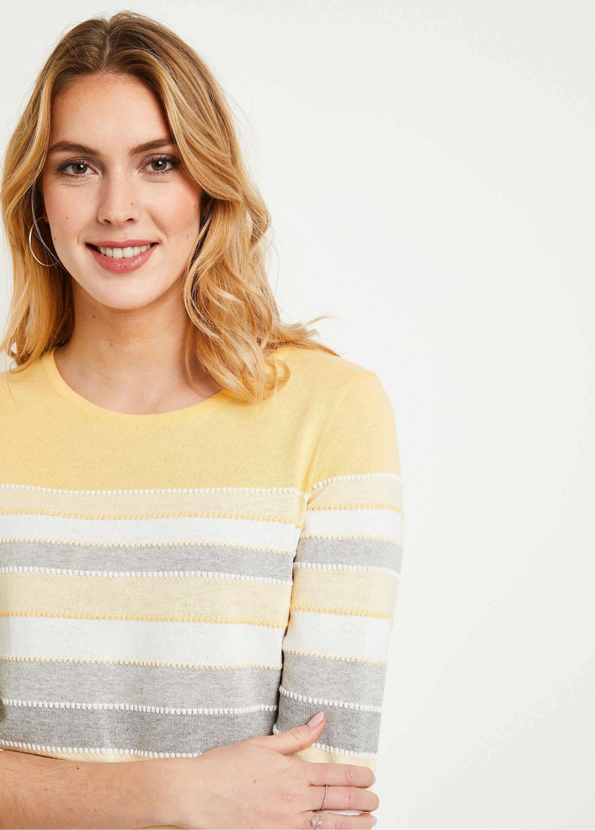 Pull_maille_jacquard_fantaisie_Raye_jaune_DE1_slim