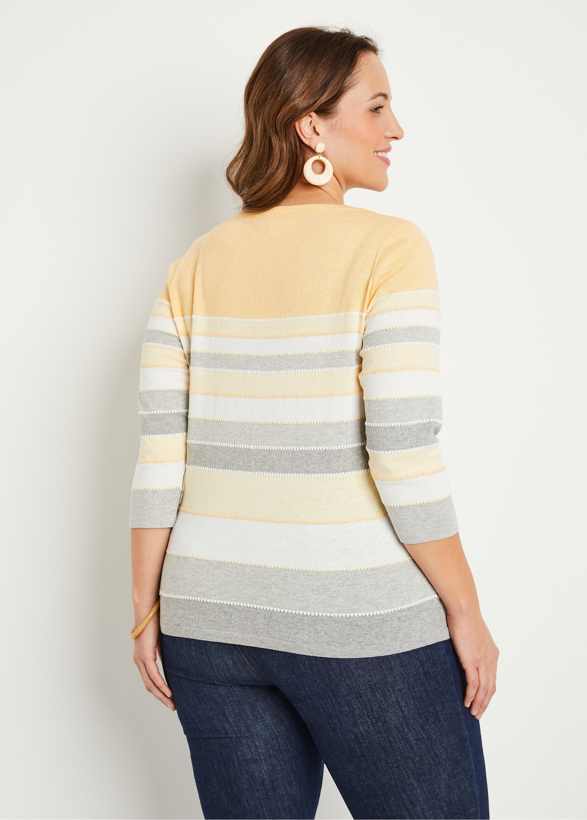 Pull_maille_jacquard_fantaisie_Raye_jaune_DO1_curvy