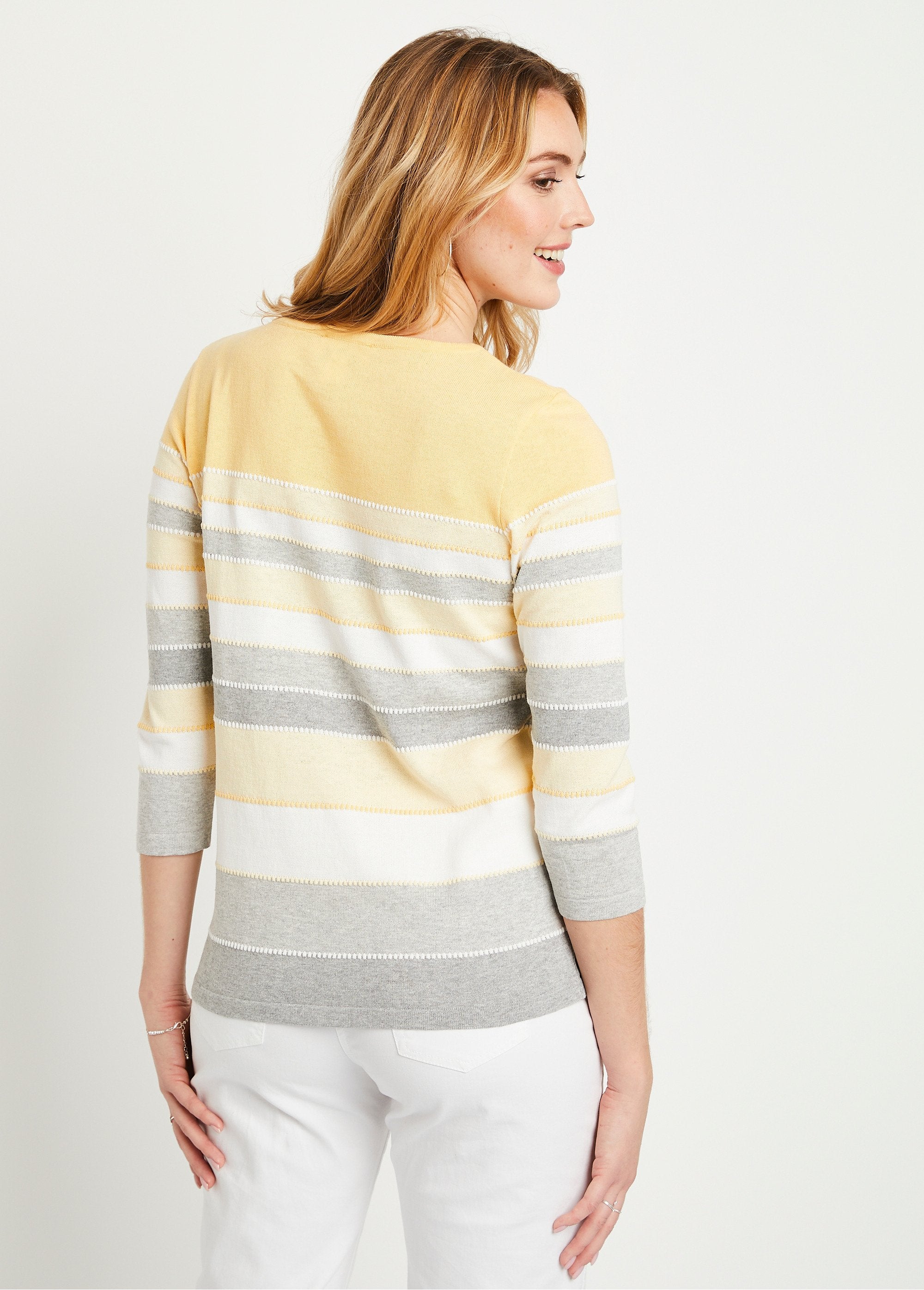 Pull_maille_jacquard_fantaisie_Raye_jaune_DO1_slim