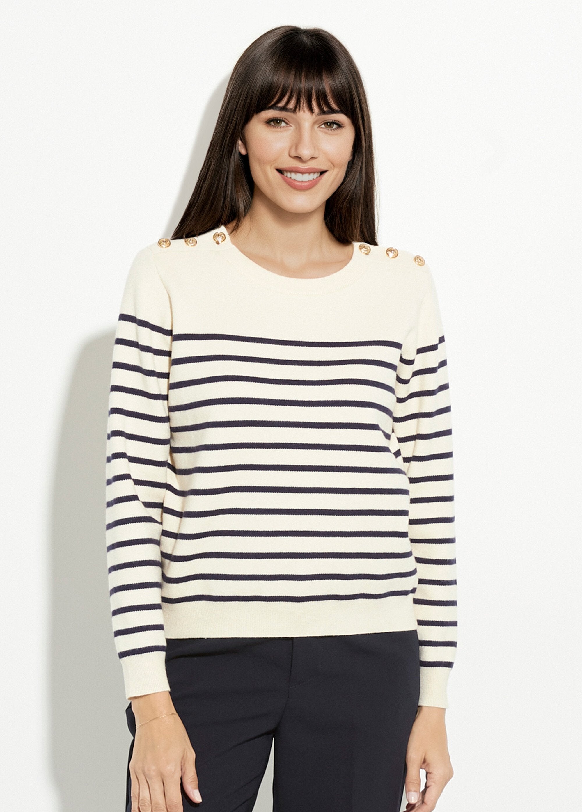Pull_marin_épais_rayé_boutons_épaules_Ecru_raye_marine_FA1_slim