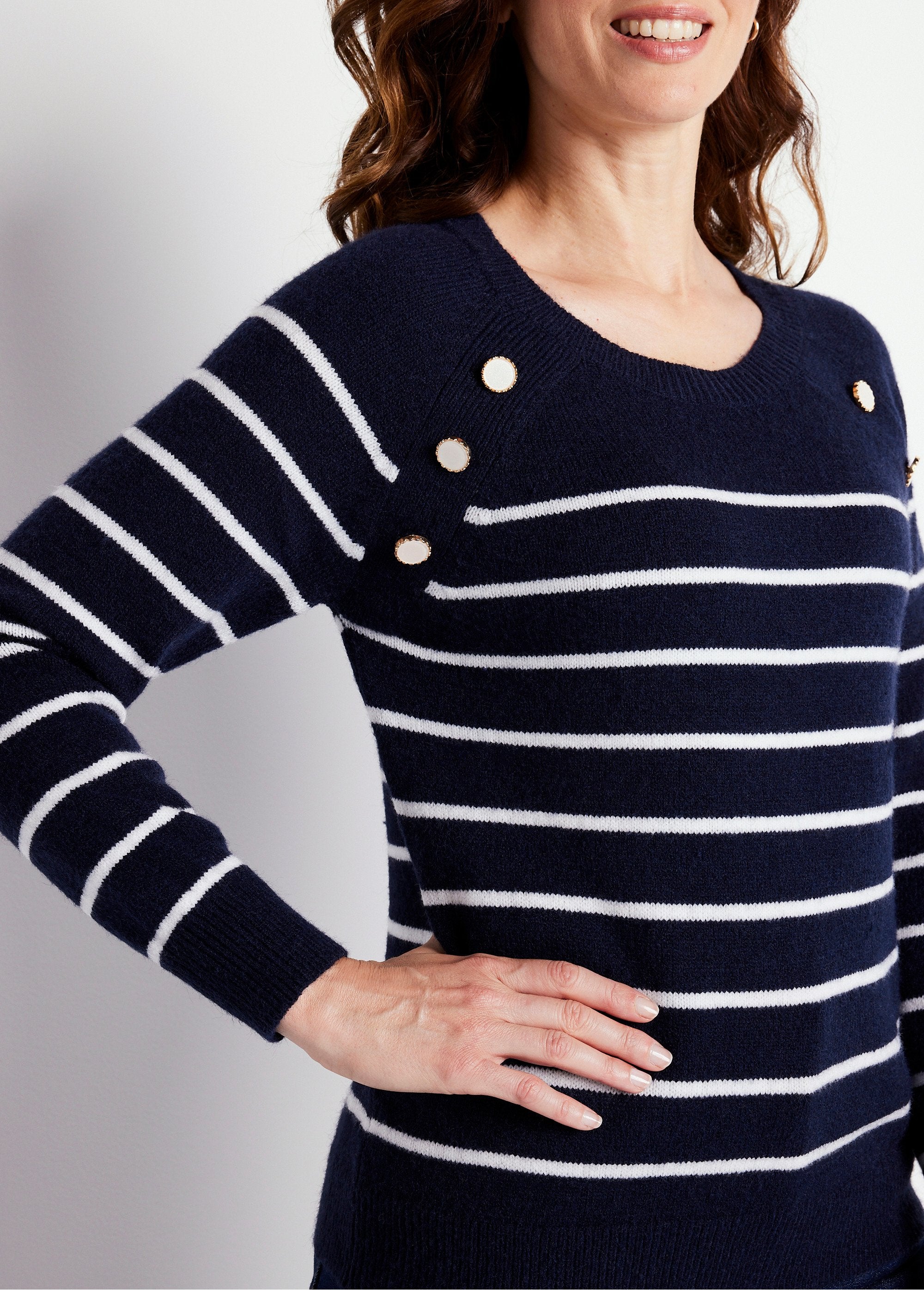 Pull_marinière_manches_longues_rayé_Marine_et_ecru_DE1_slim