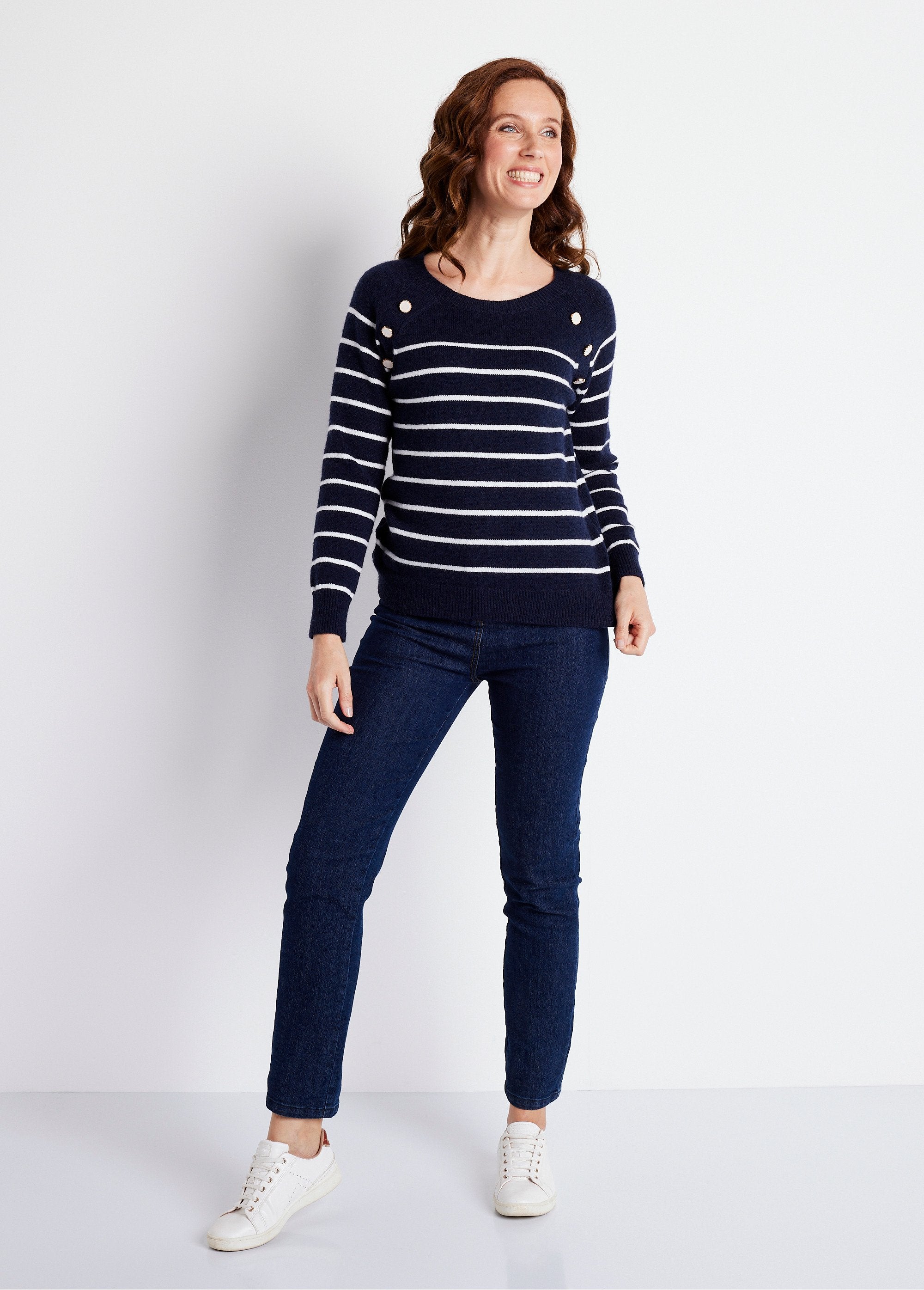 Pull_marinière_manches_longues_rayé_Marine_et_ecru_SF1_slim