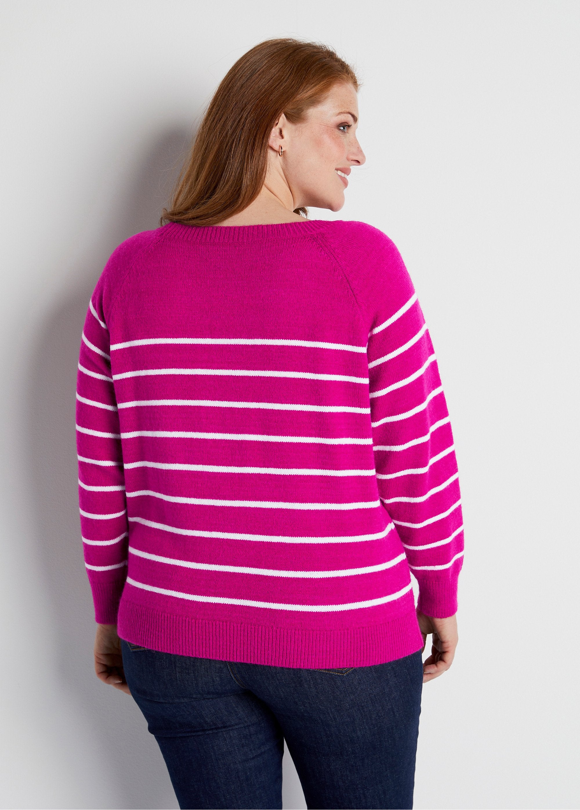 Pull_marinière_manches_longues_rayé_Cassis_et_ecru_DO1_curvy