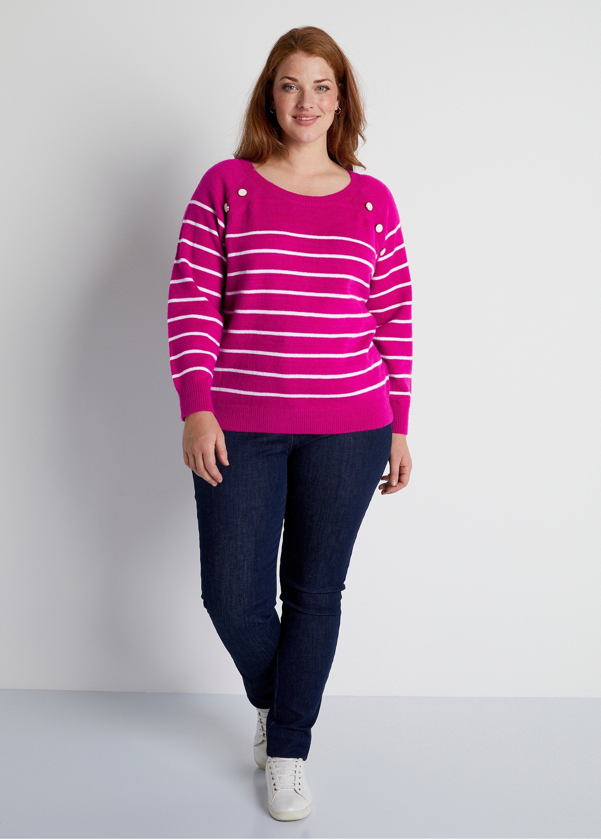 Pull_marinière_manches_longues_rayé_Cassis_et_ecru_SF1_curvy