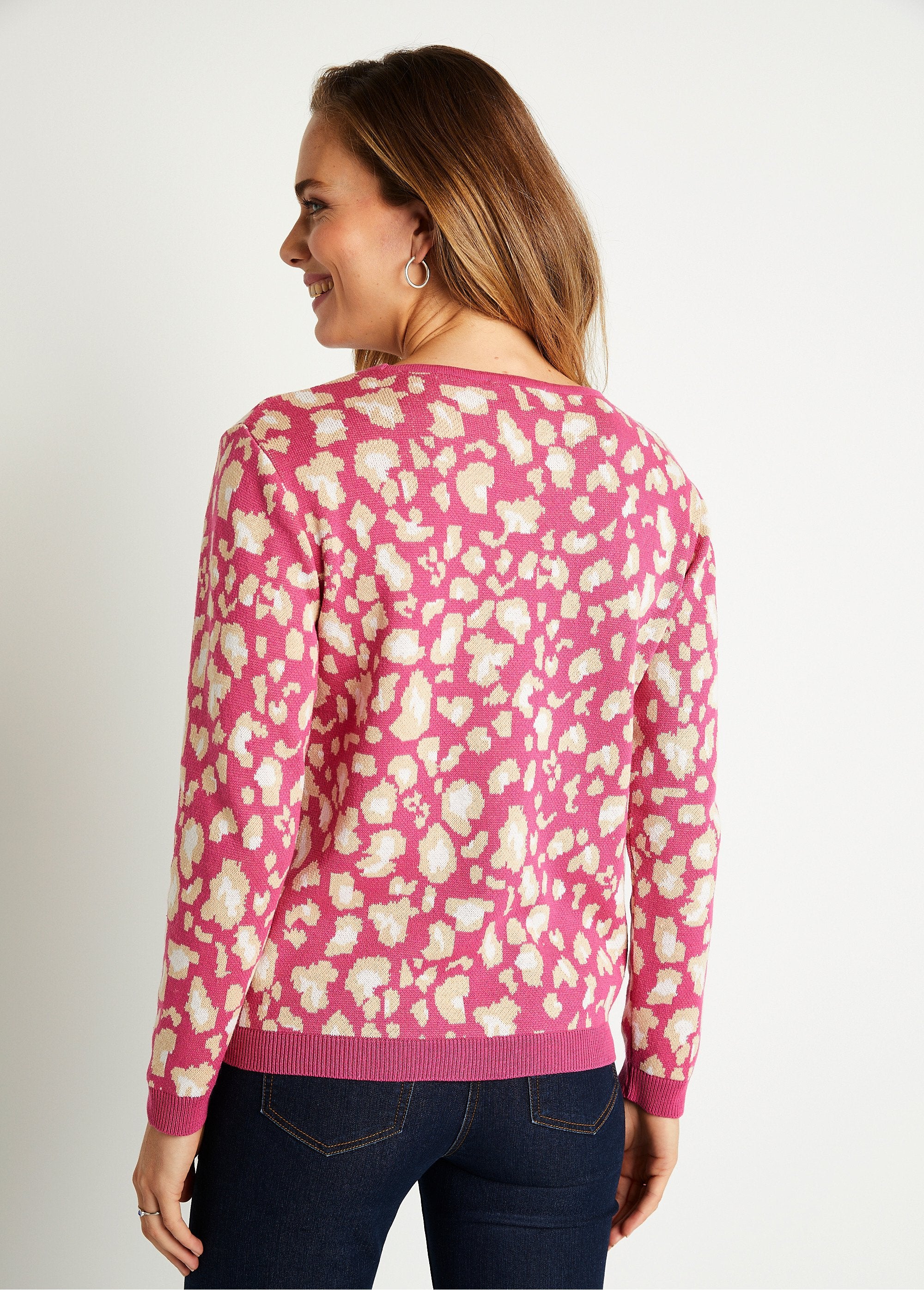 Pull_motif_léopard_col_rond_Rose_DO1_slim