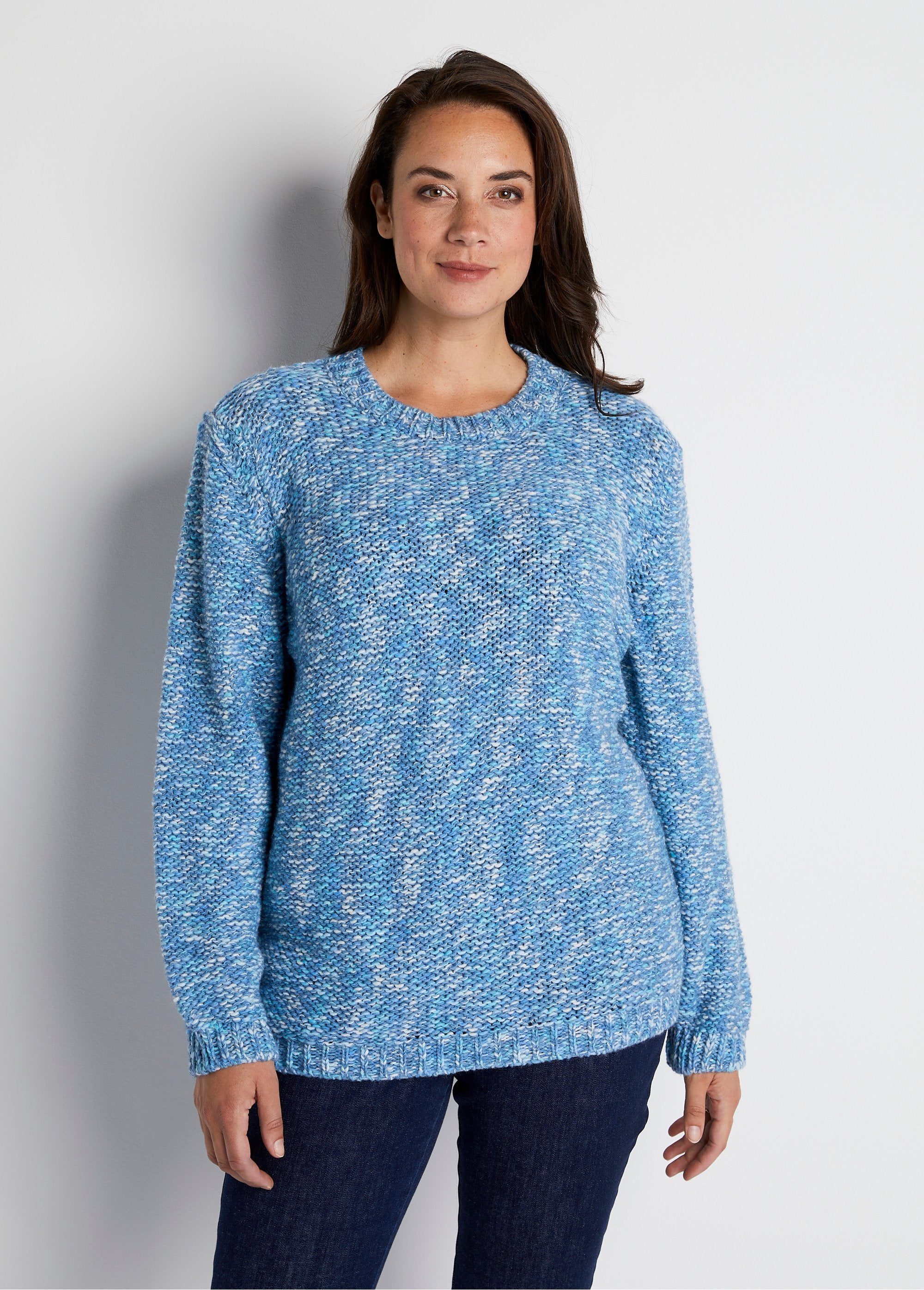 Round_neck_mouliné_sweater_with_wool_and_alpaca_Blue_and_ecru_FA1_curvy