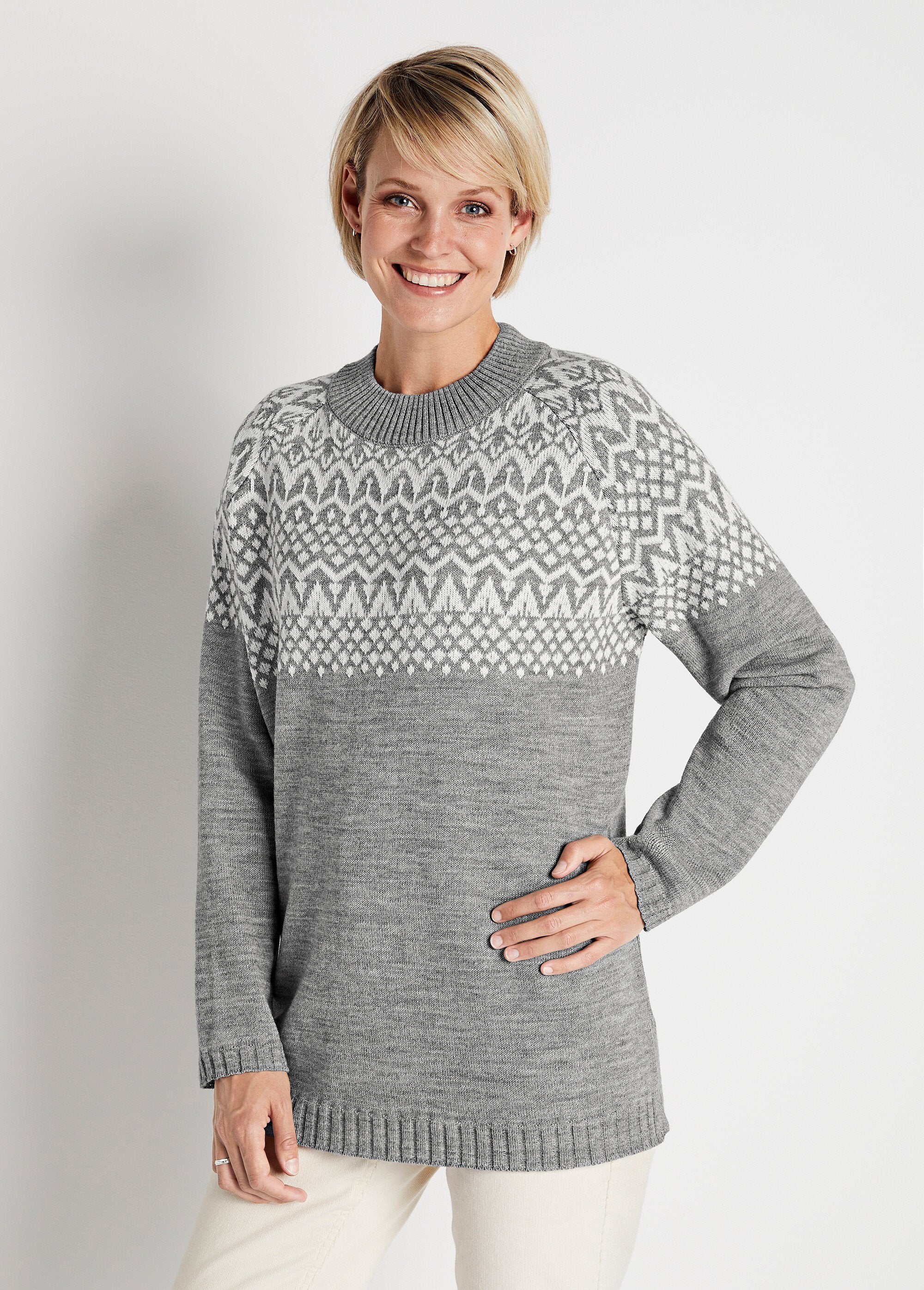 Pull-tunique_maille_jacquard_Gris_et_ecru_FA1_slim