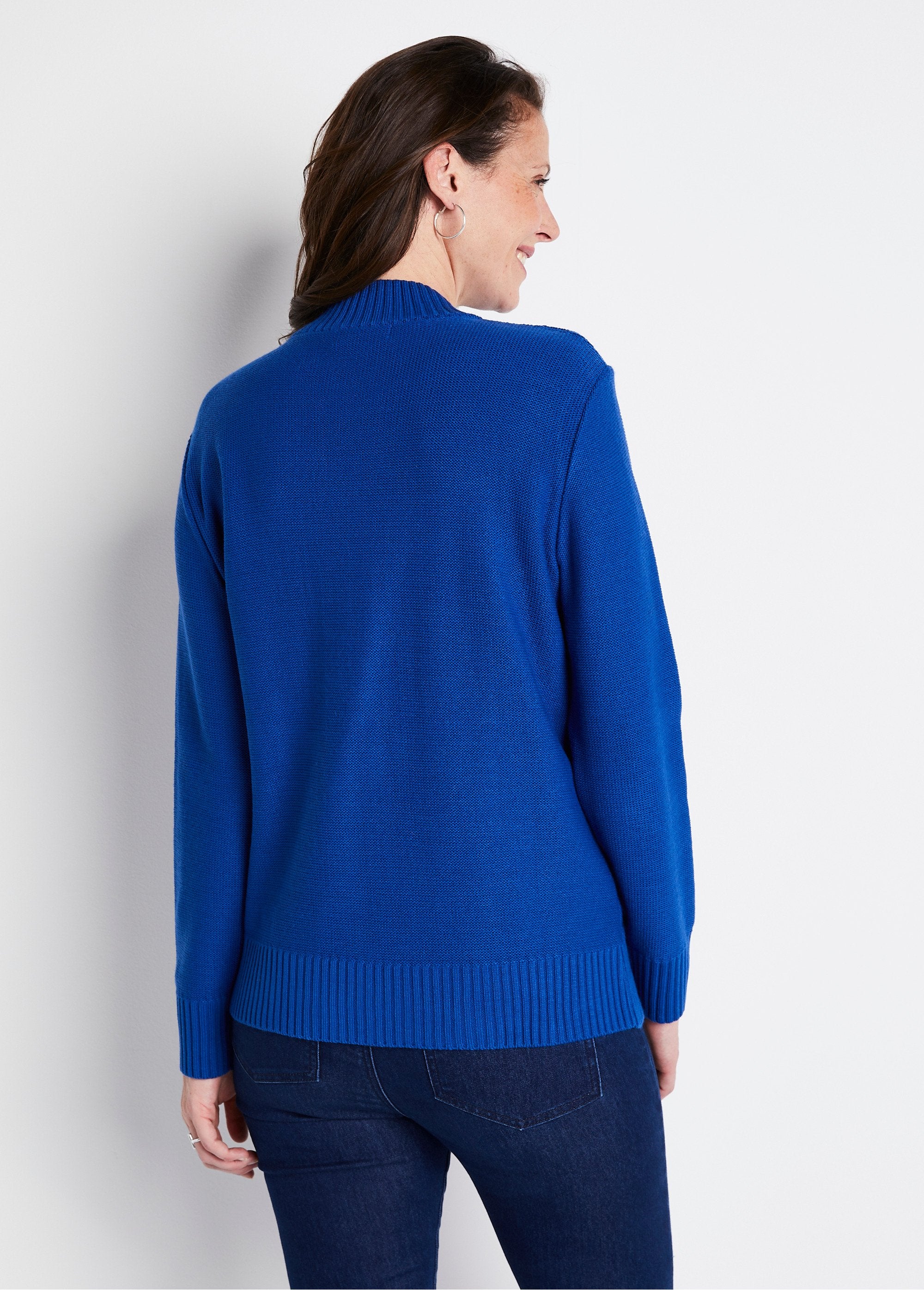 Pull_uni_jersey_envers_col_montant_Bleu_dur_DO1_slim