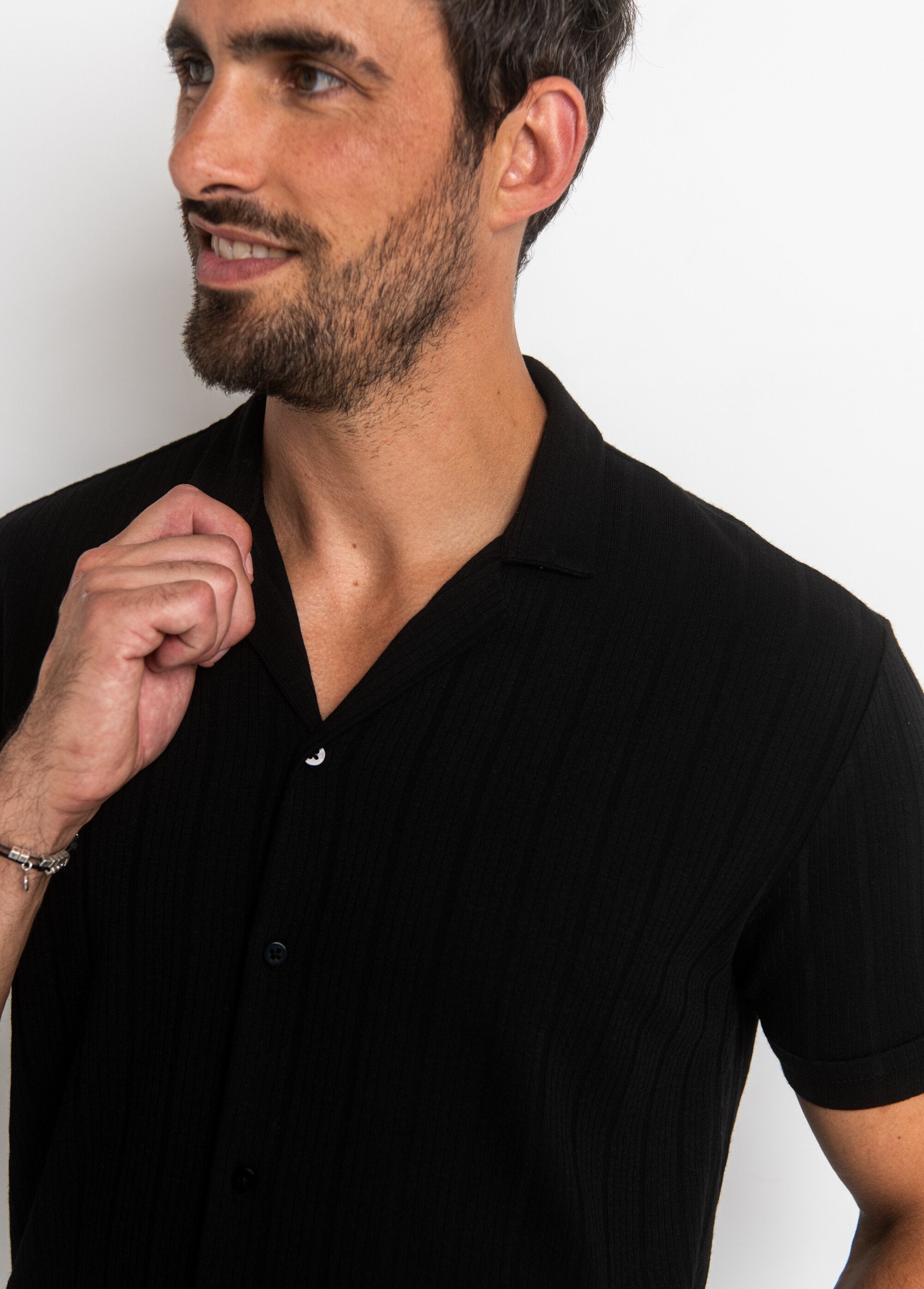 Mollig_gebreid_poloshirt_Noir_DE1_slim