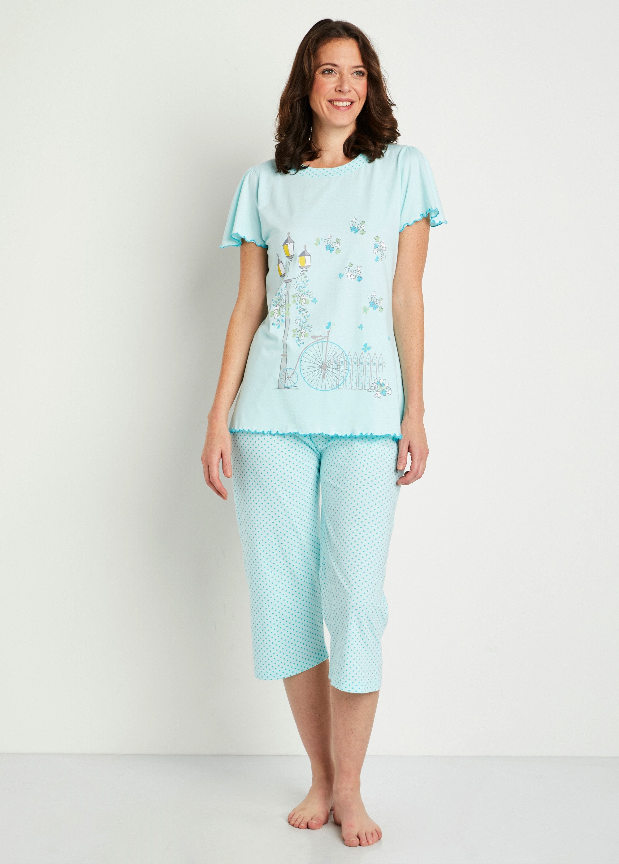 Pijama_corto_de_algodón_estampado_Agua_FA1_slim