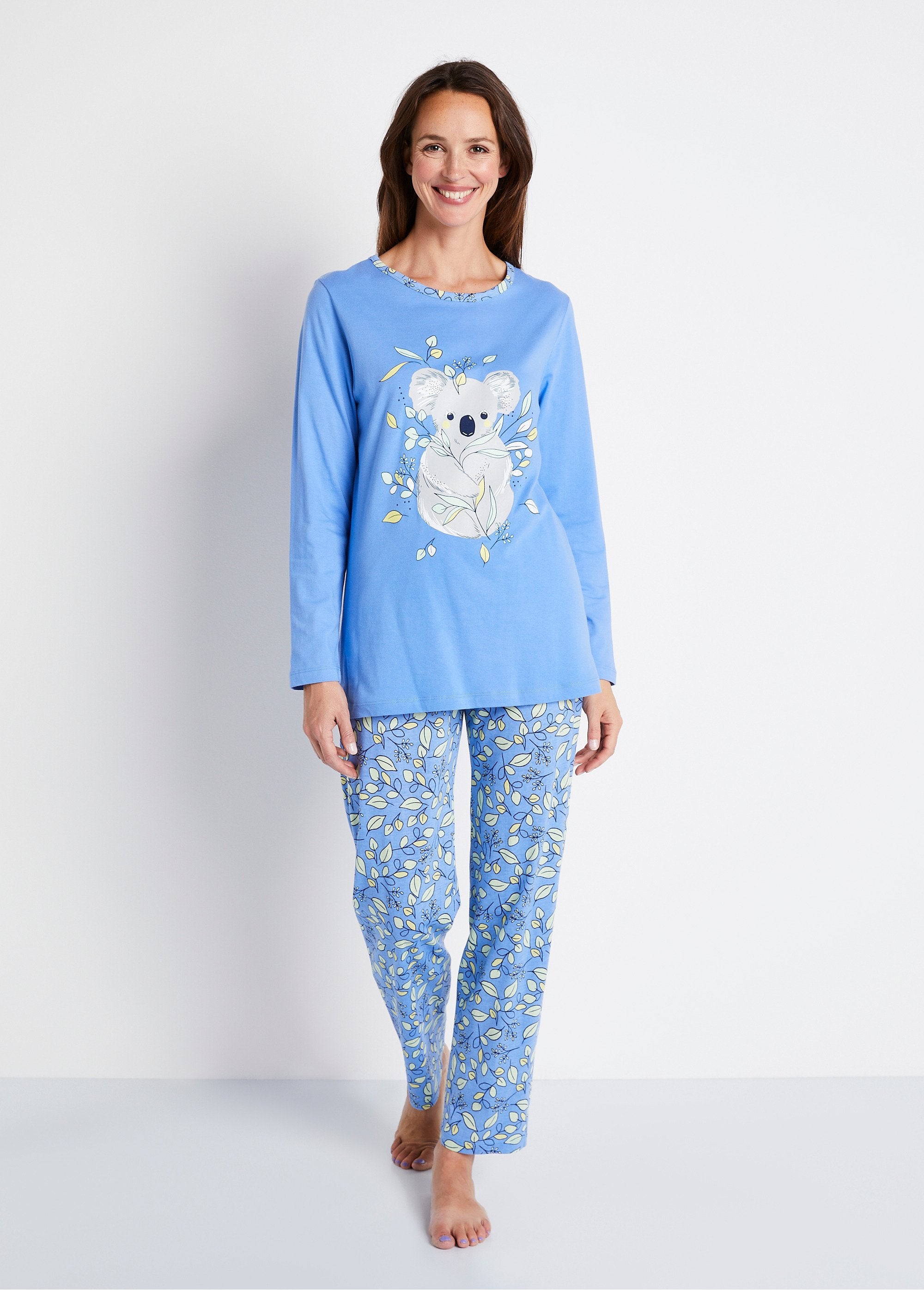 Pyjama_coton_imprimé_motif_koala_Bleu_FA1_slim