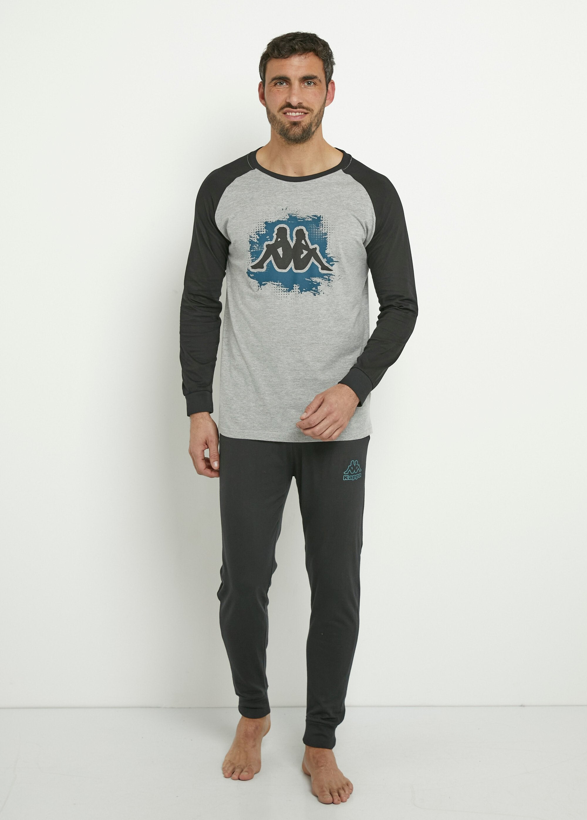 Lange_katoenen_pyjama_met_logo_Noir_FA1_slim