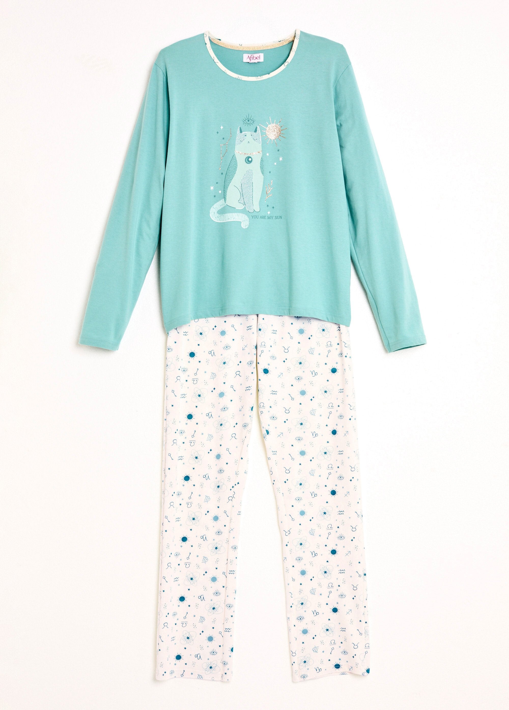 Pyjama_pantalon_manches_longues_coton_Aqua_et_ivoire_AP1_slim