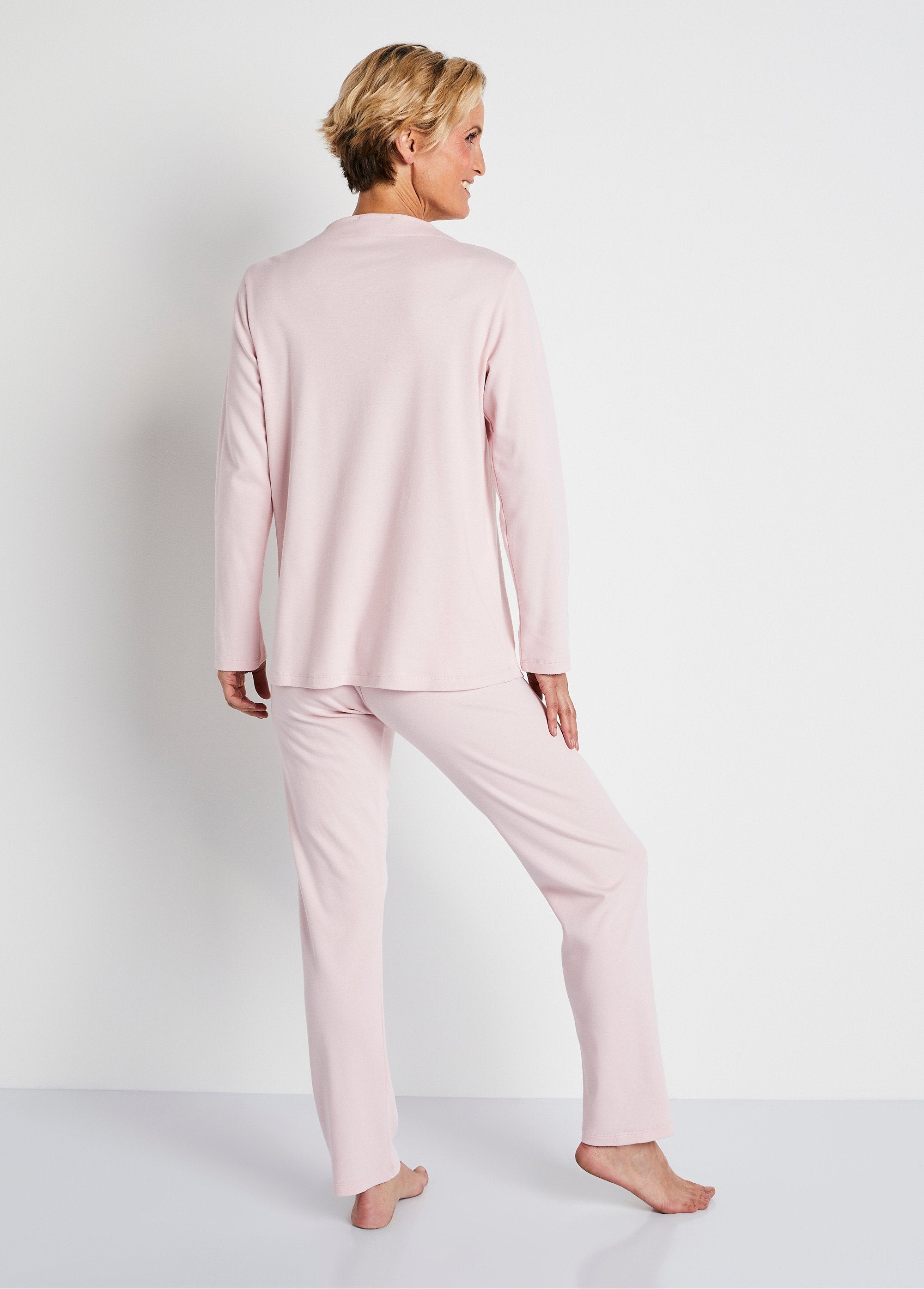 Plain_lace_interlock_knit_pajamas_Pink_DO1_slim