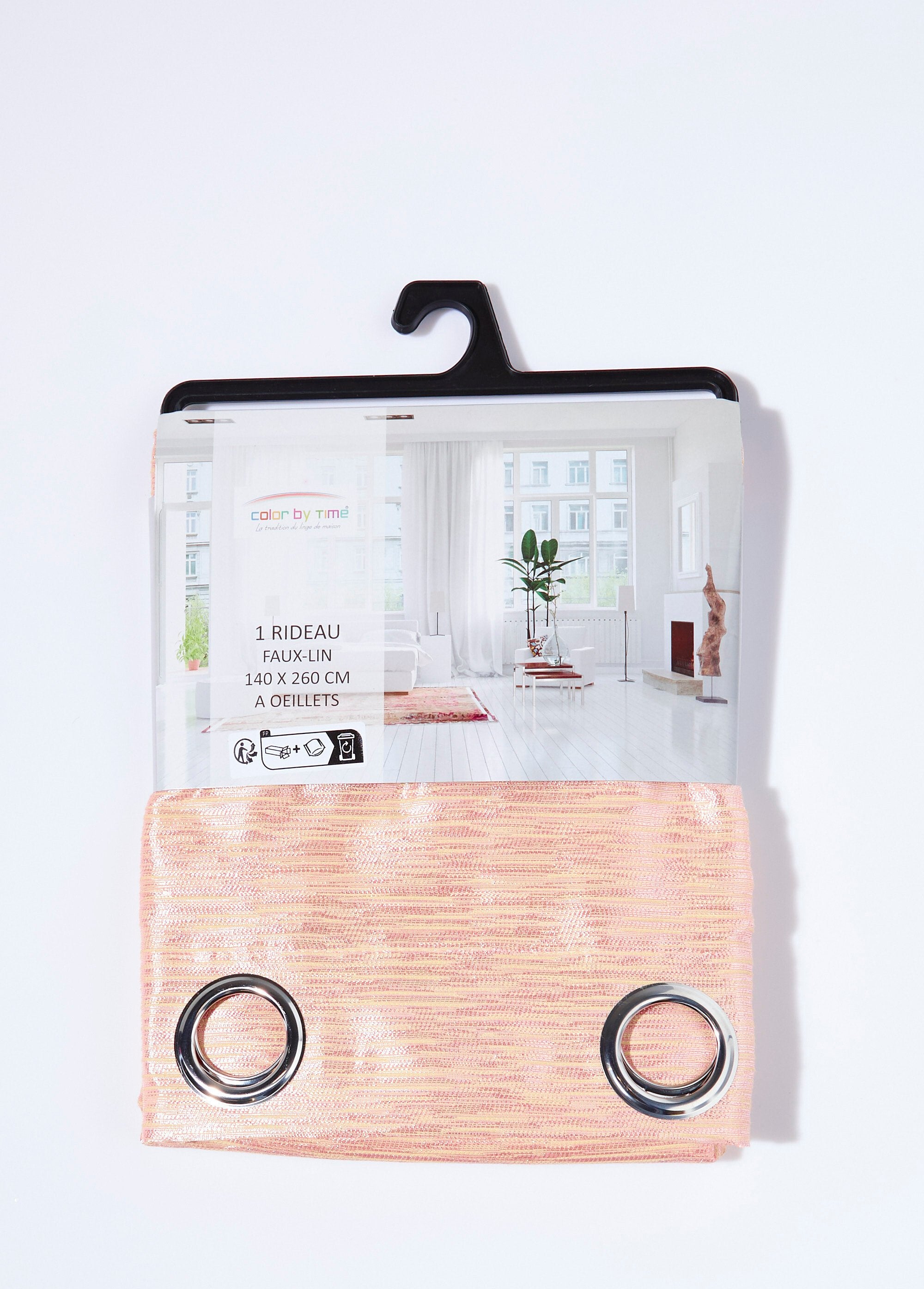 Rideau_1_panneau_rayures_brillantes_Saumon_DE2_slim