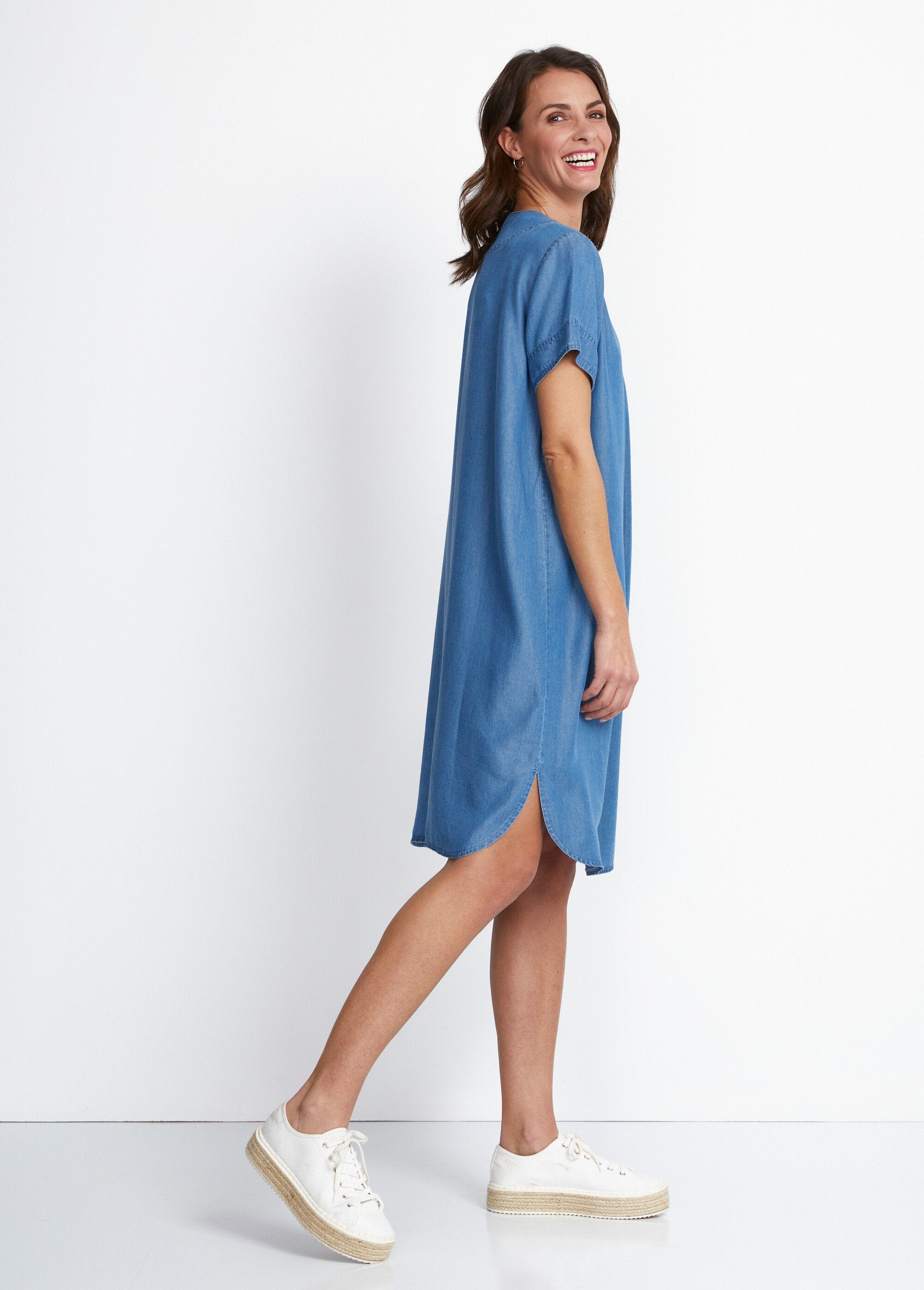 Robe_courte_droite_tissu_lyocell_Bleu_DR1_slim